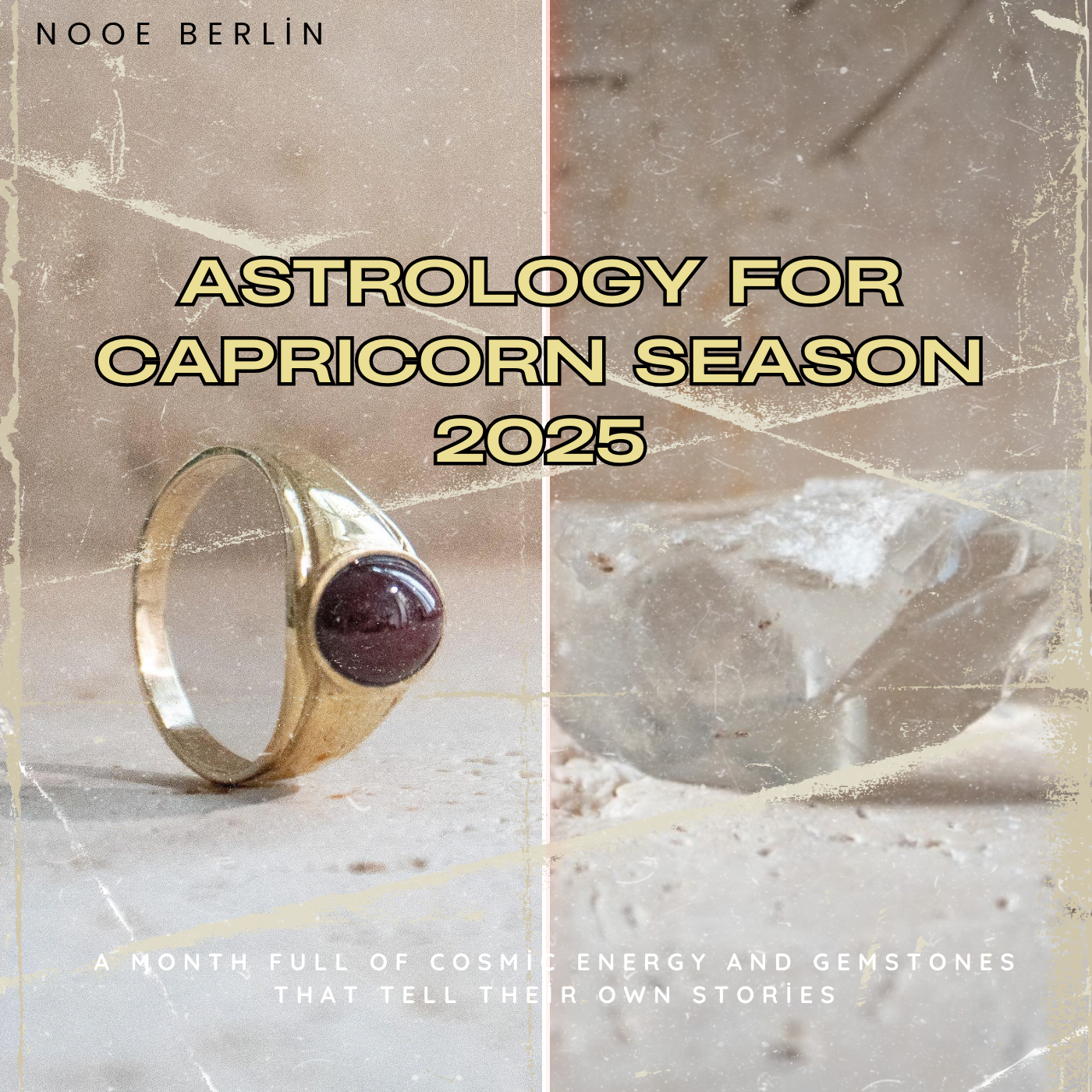 ♑ Steinbock-Saison 2025: Energie, Magie & Geburtssteine