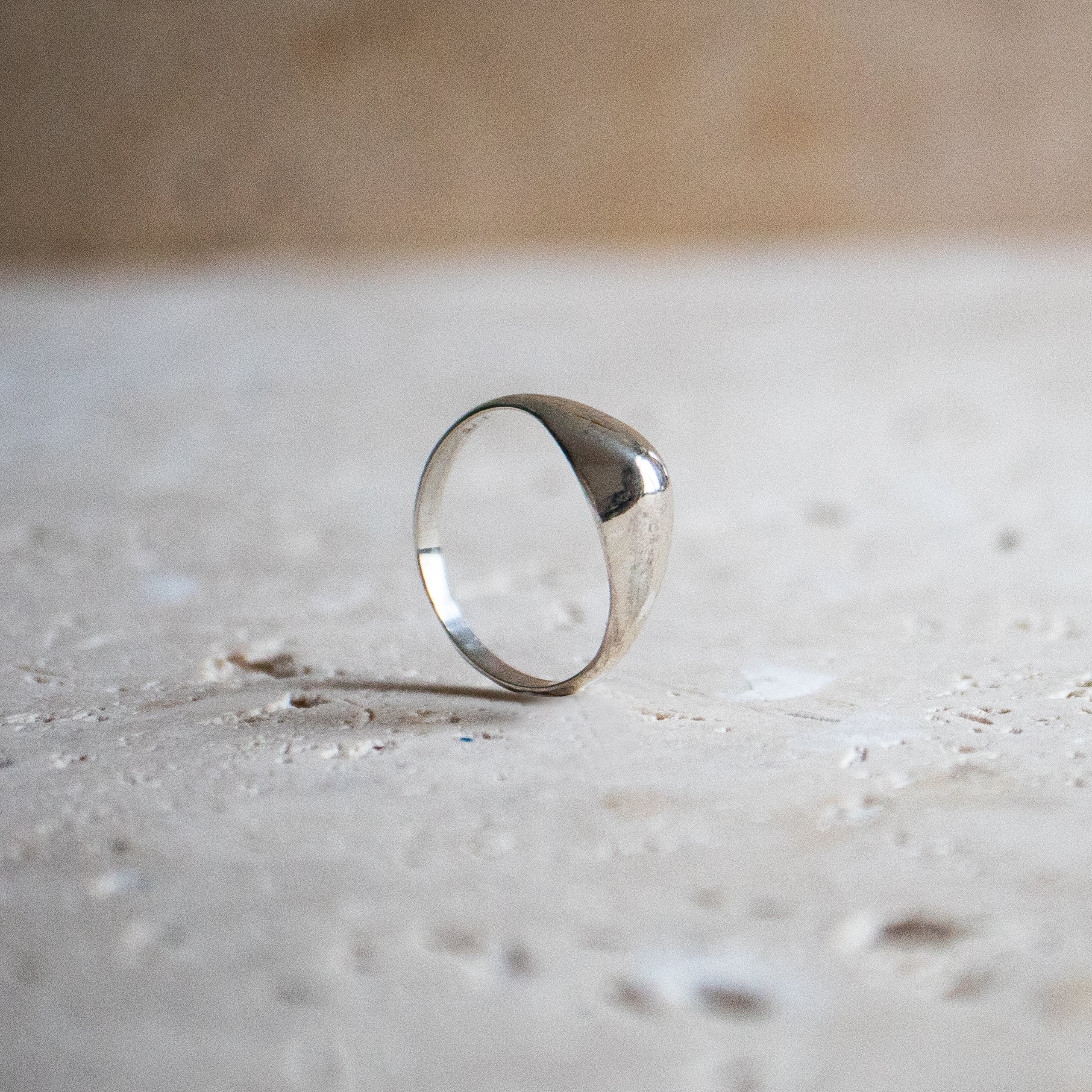 Zierlicher Ring Berg, Hügel aus 925 Sterling Silber handgemacht - Nooe UG