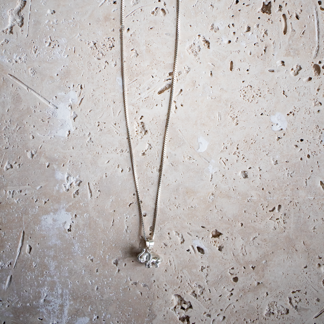 ELEFANT Kette aus 925 Sterling Silber handgemacht - Nooe UG