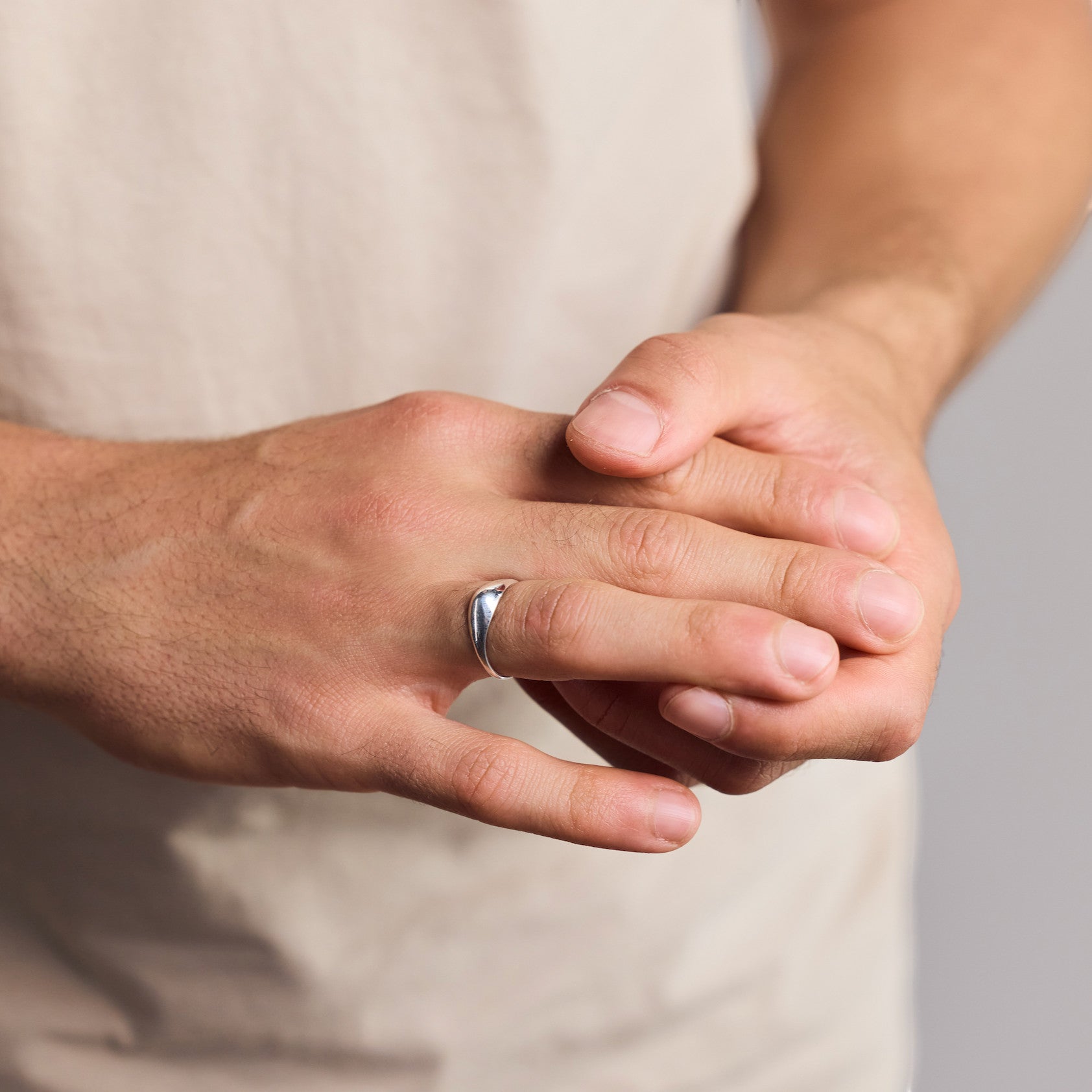 Zierlicher Ring Berg, Hügel aus 925 Sterling Silber handgemacht - Nooe UG