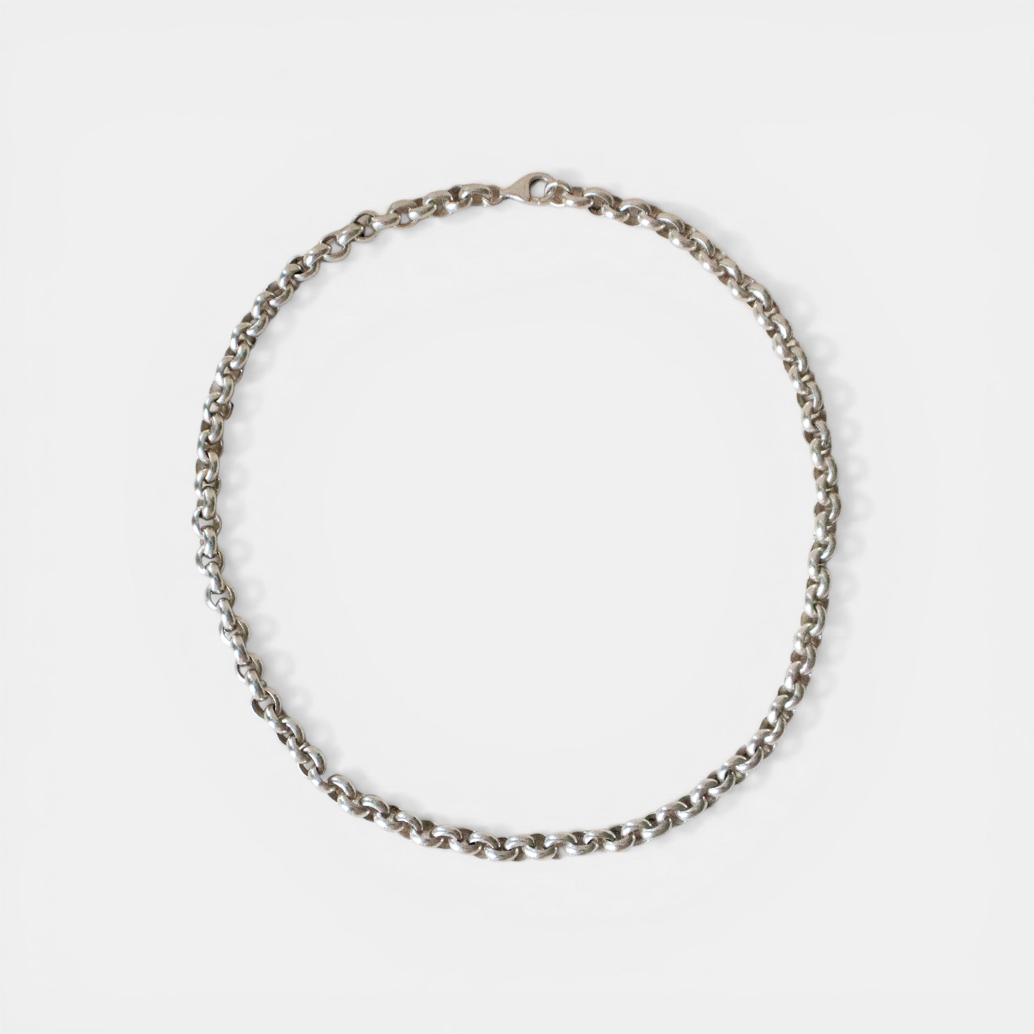 Dicke Handgemachte Gliederkette aus 925 Sterling Silber - Nooe UG