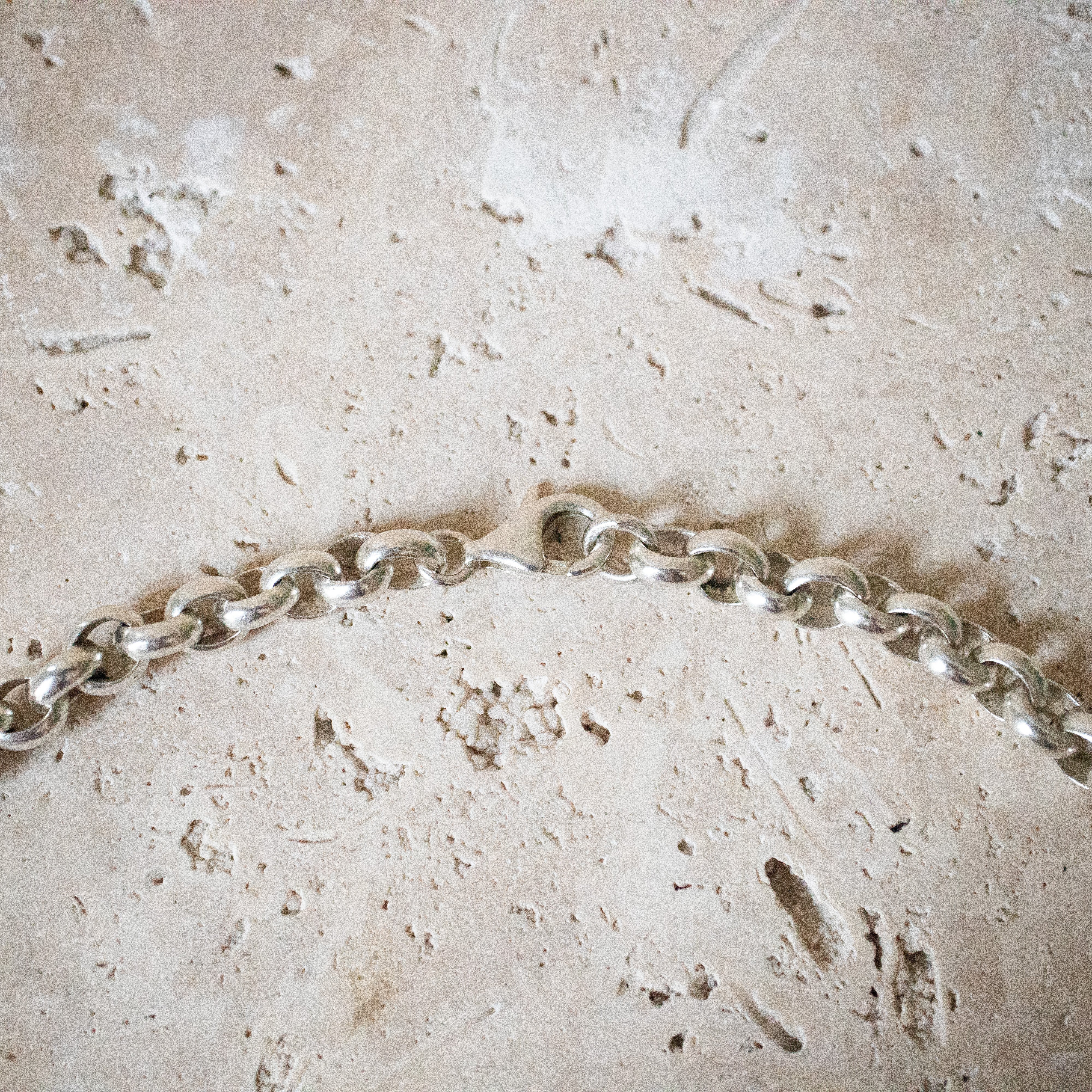 Dicke Handgemachte Gliederkette aus 925 Sterling Silber - Nooe UG