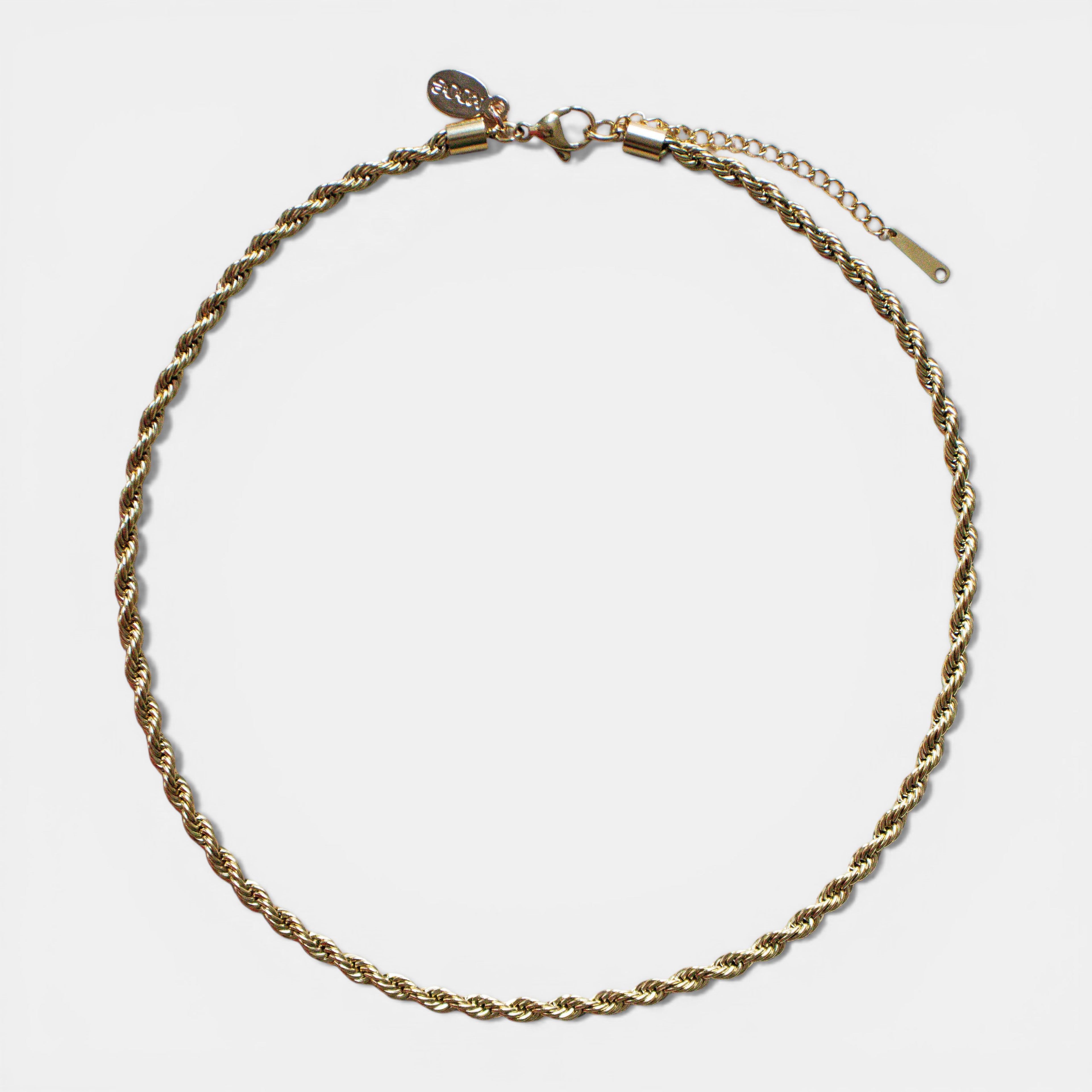 Twisted Seil Kette vergoldet dick - Nooe UG