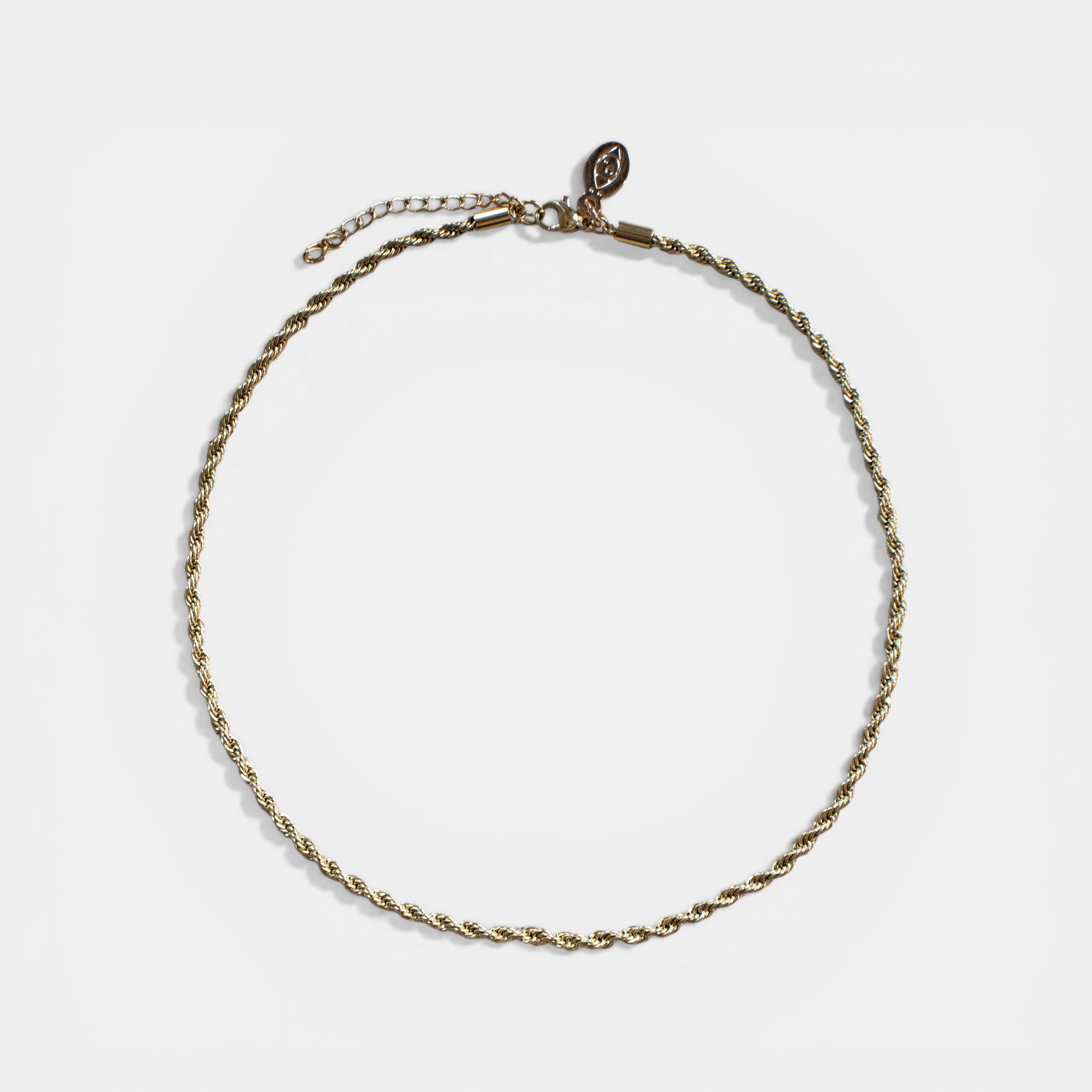 Twisted Seil Kette vergoldet dünn - Nooe UG