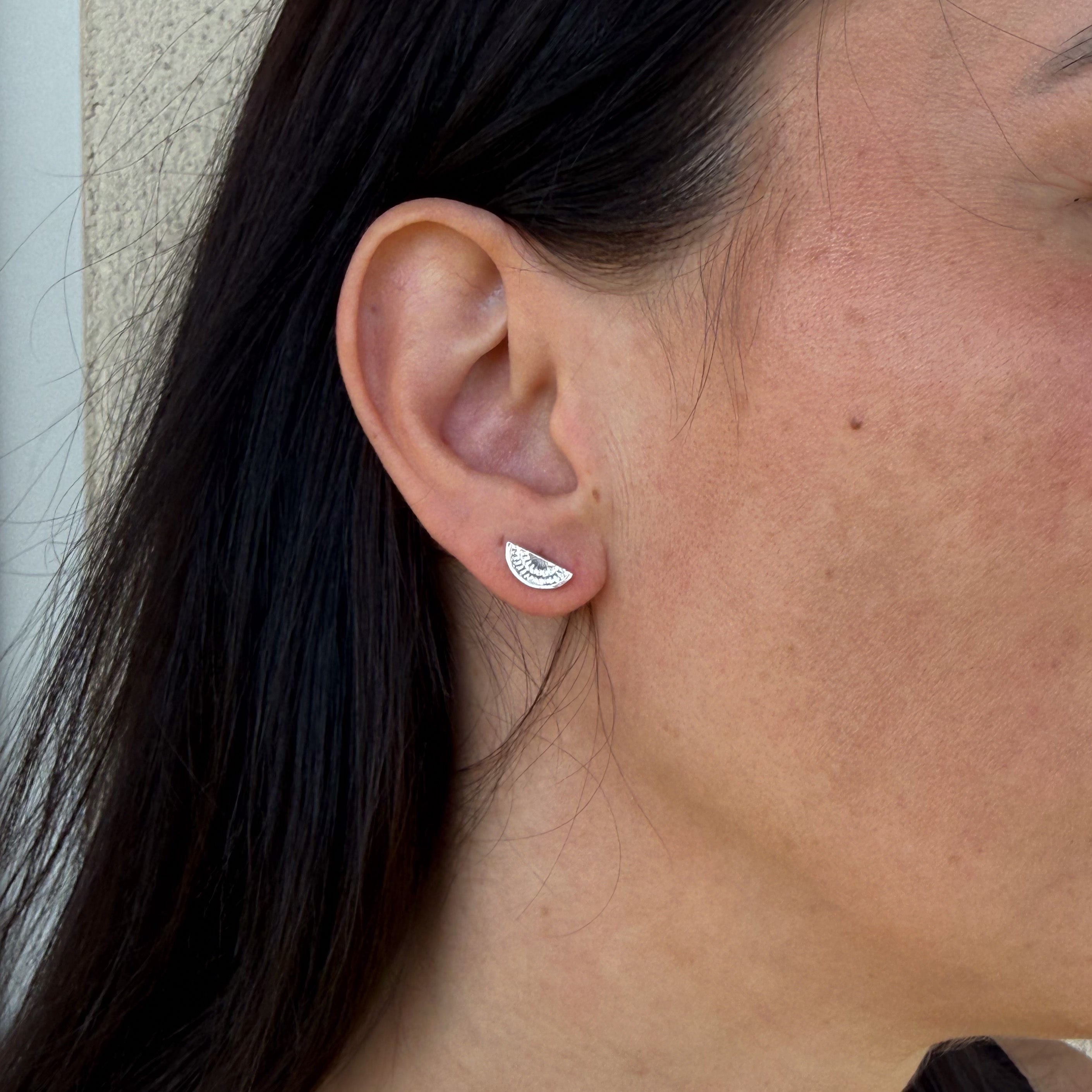Melonen Ohrringe Silber Ohrstecker – 925 Sterling Silber | NOOE Berlin