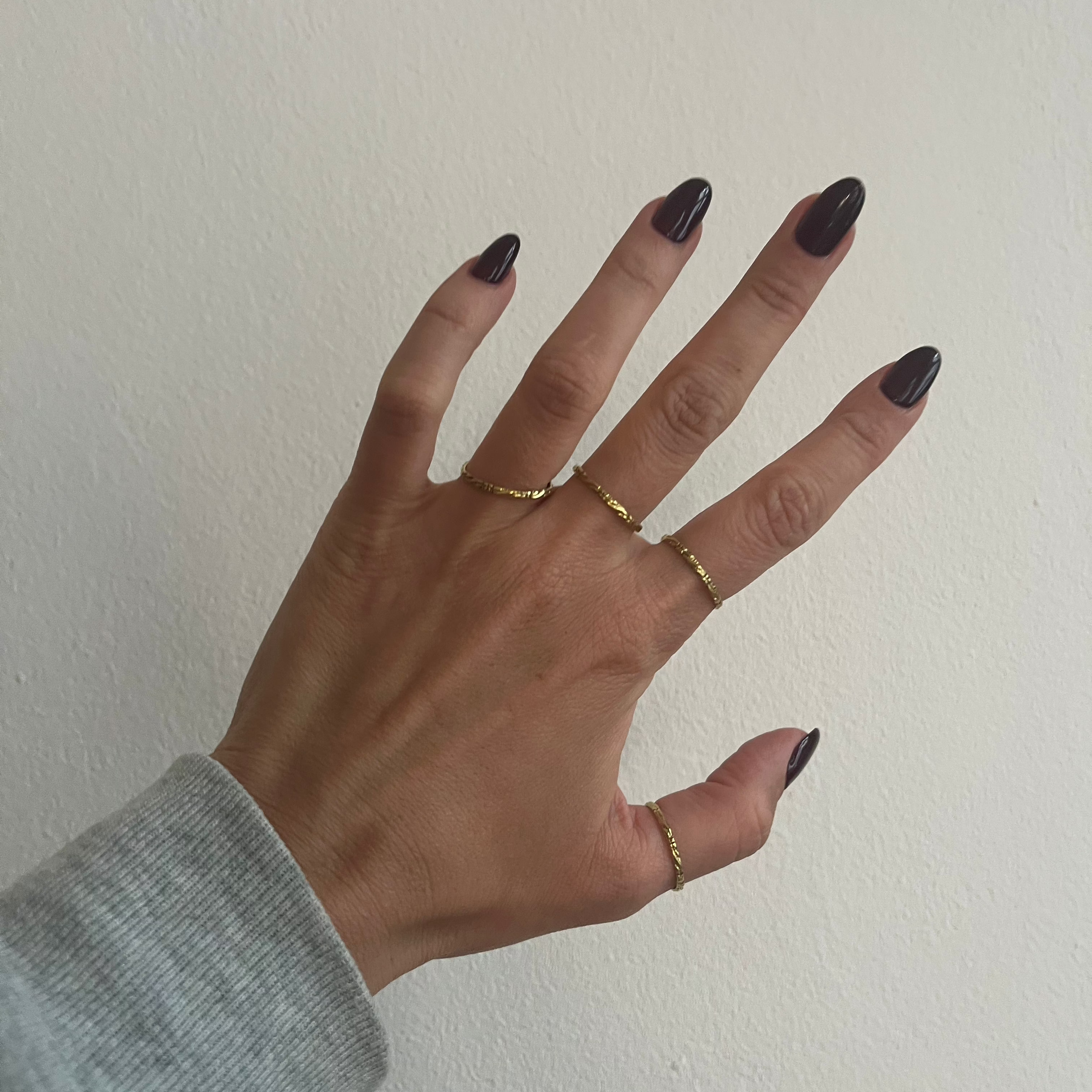 Filigraner Ring – Handgefertigter, verzierter floraler Ring in Gold - Nooe UG