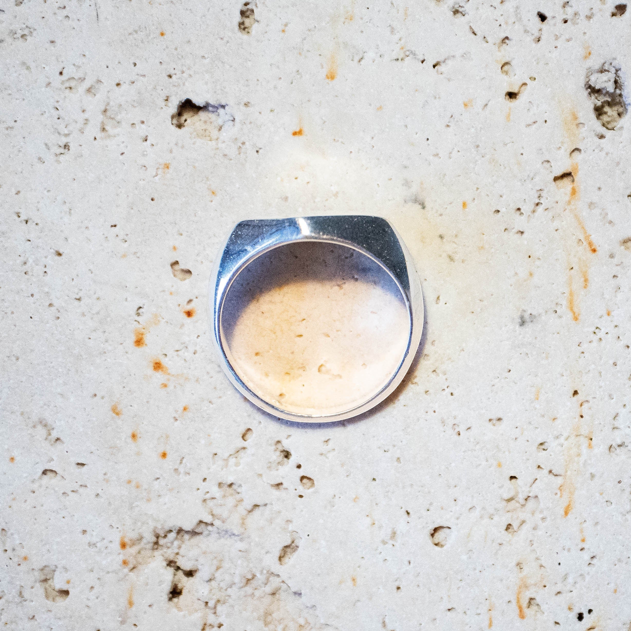 Kleiner Siegelring aus 925 Sterling Silber eckig handgemacht - Nooe UG