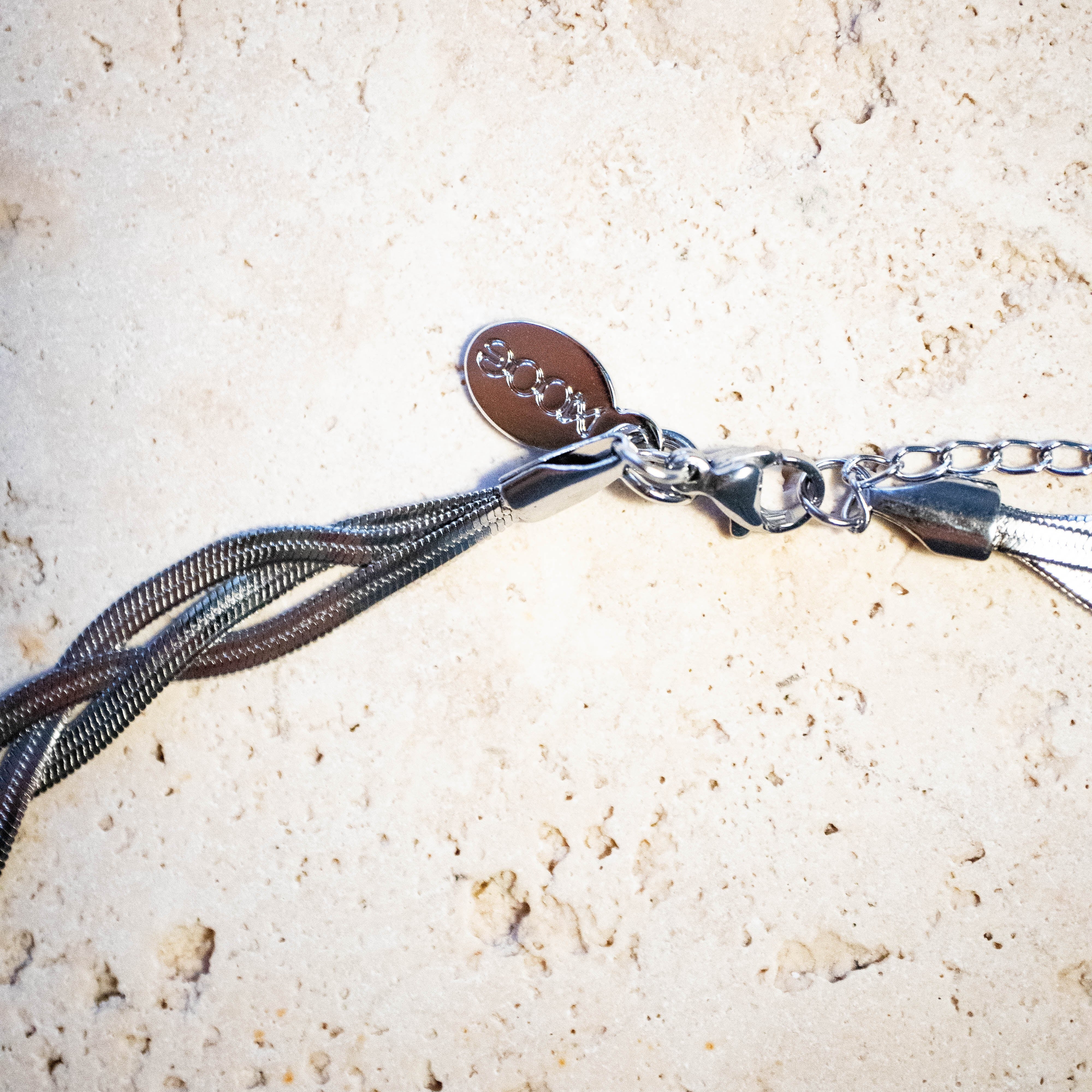 Herringbone Kette geflocheten Edelstahl - Nooe UG