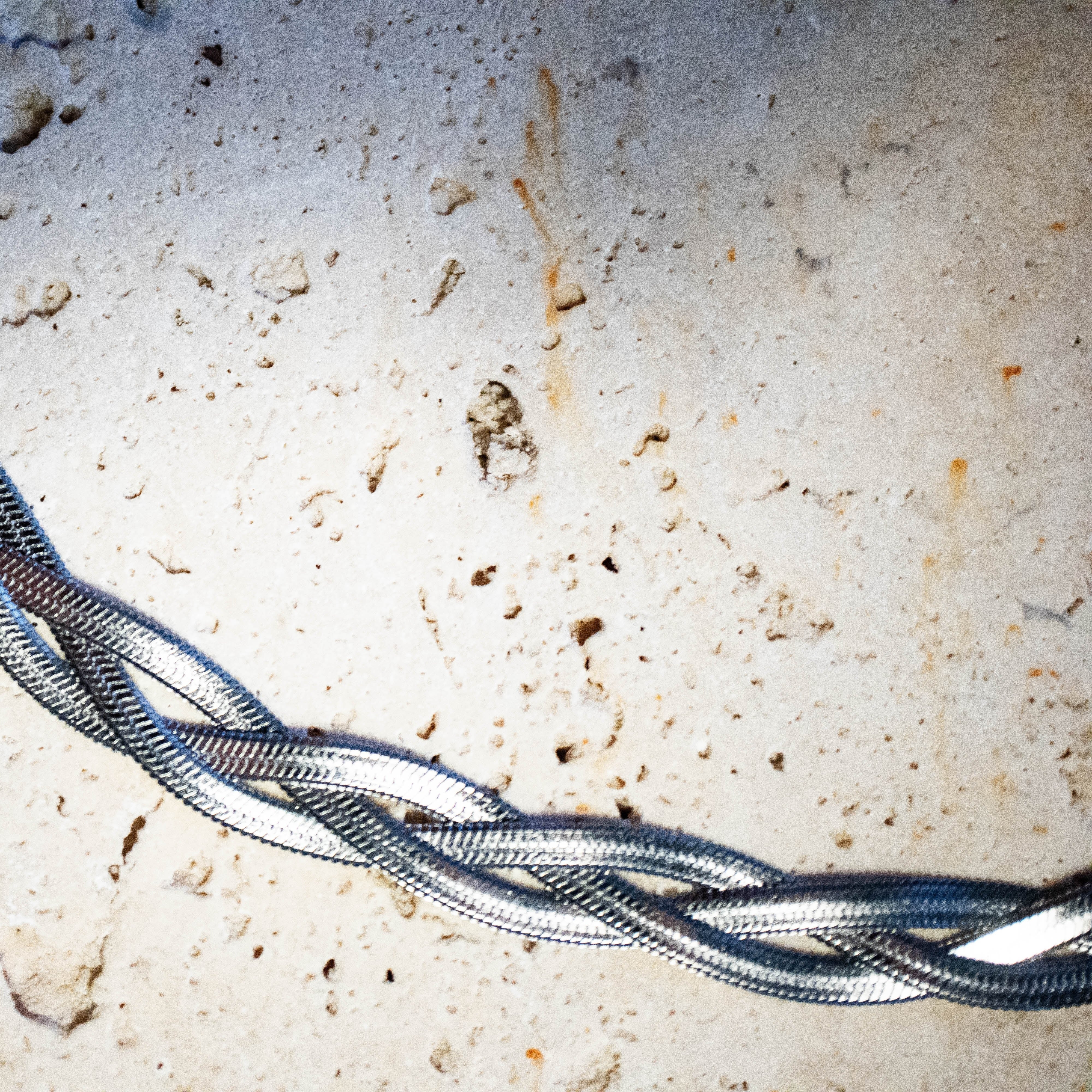 Herringbone Kette geflocheten Edelstahl - Nooe UG