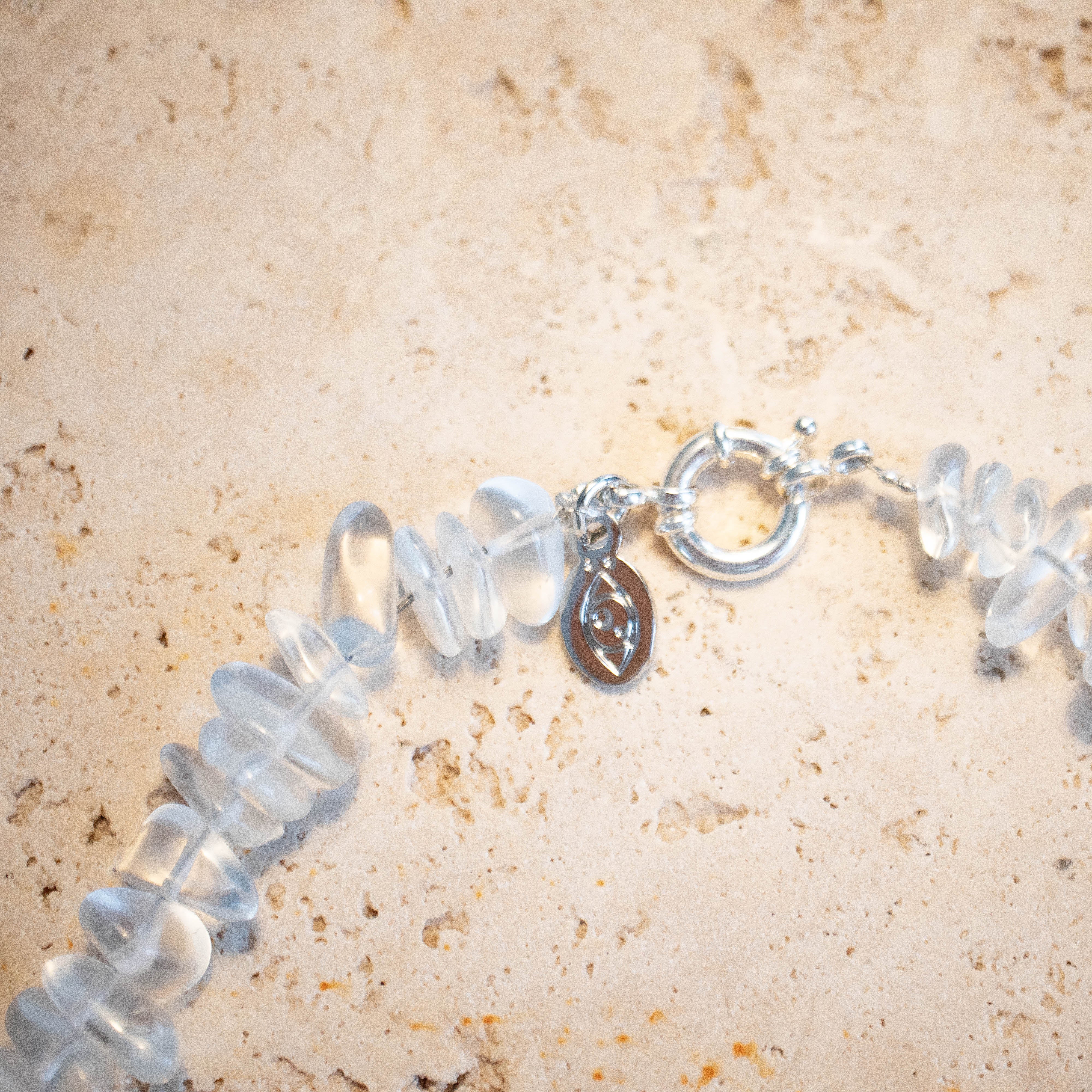 ++ Bergkristall Kette 925 Sterling Silber - Nooe UG