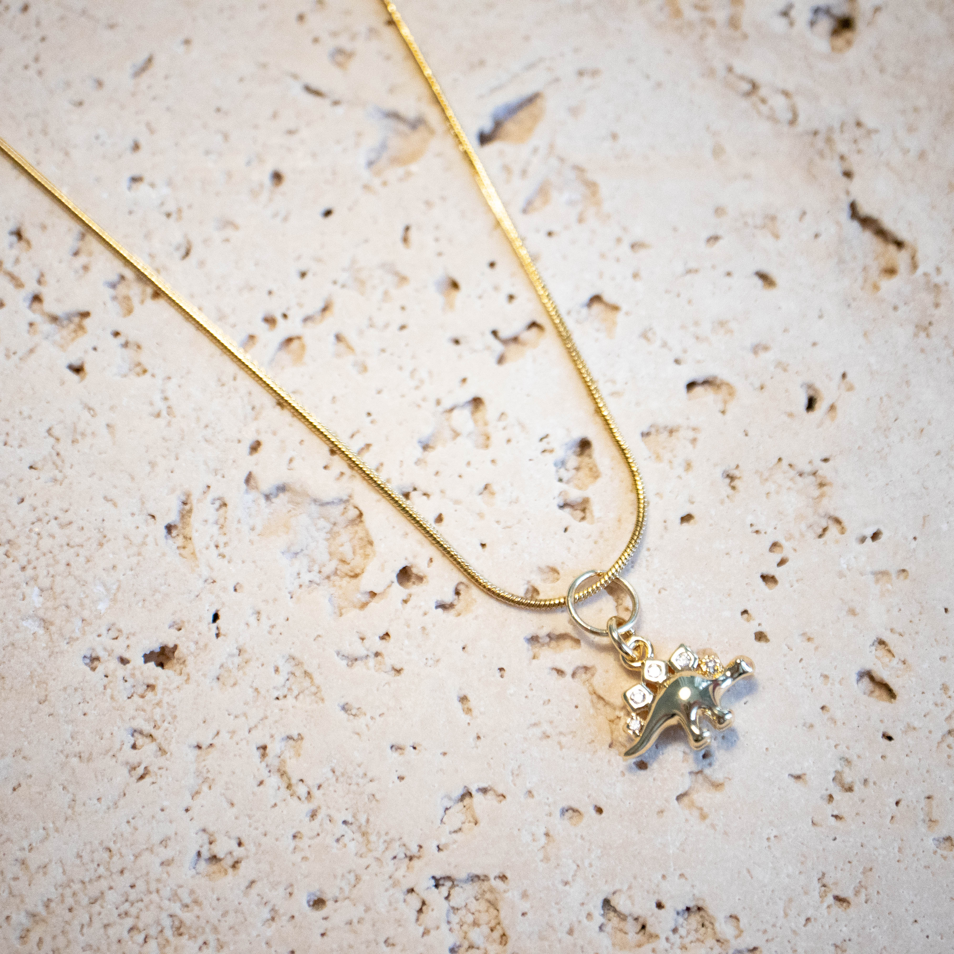 ++ Dino Kette Zehra vergoldet - Nooe UG