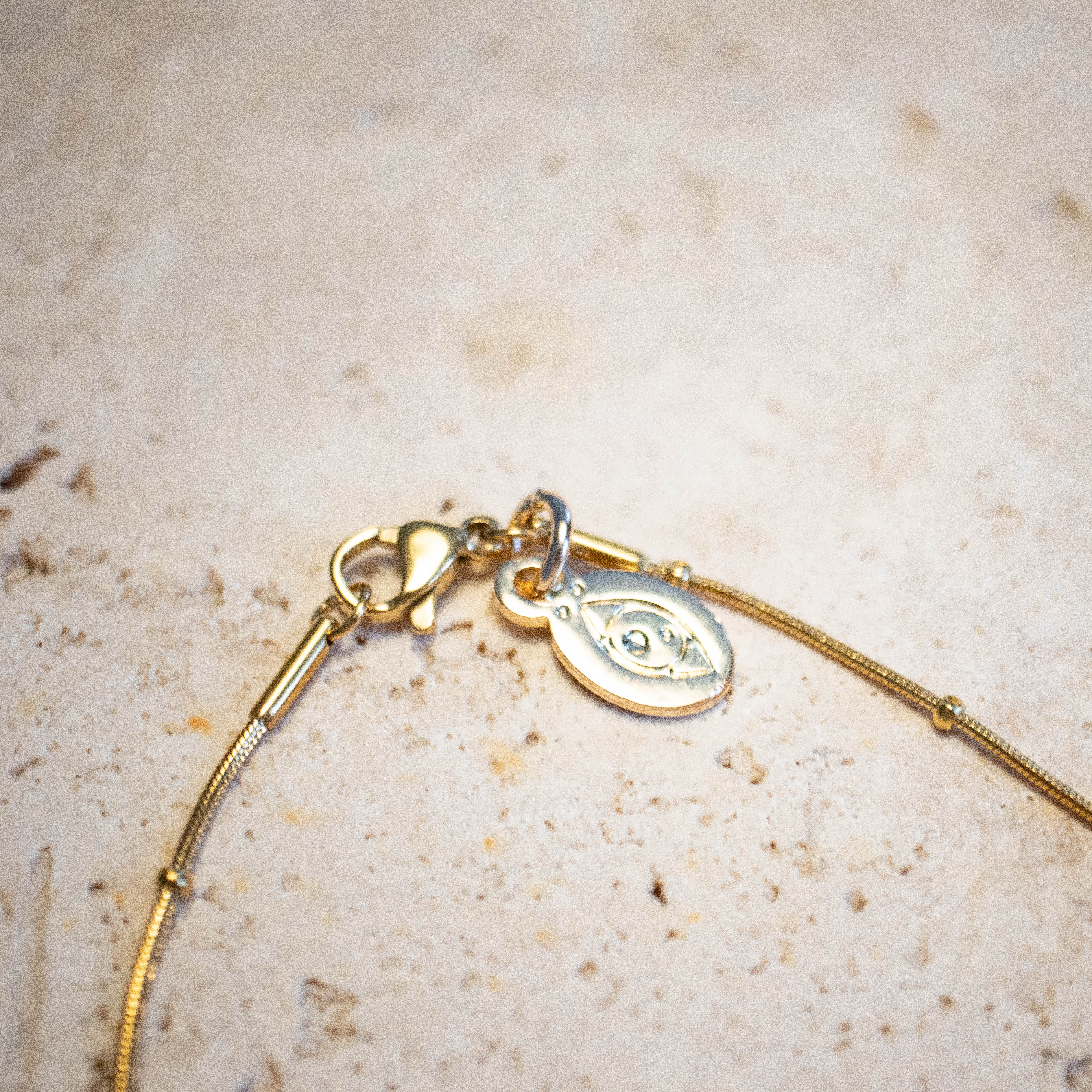 ++ Kette Fries Pommes vergoldet Edestahl - Nooe UG