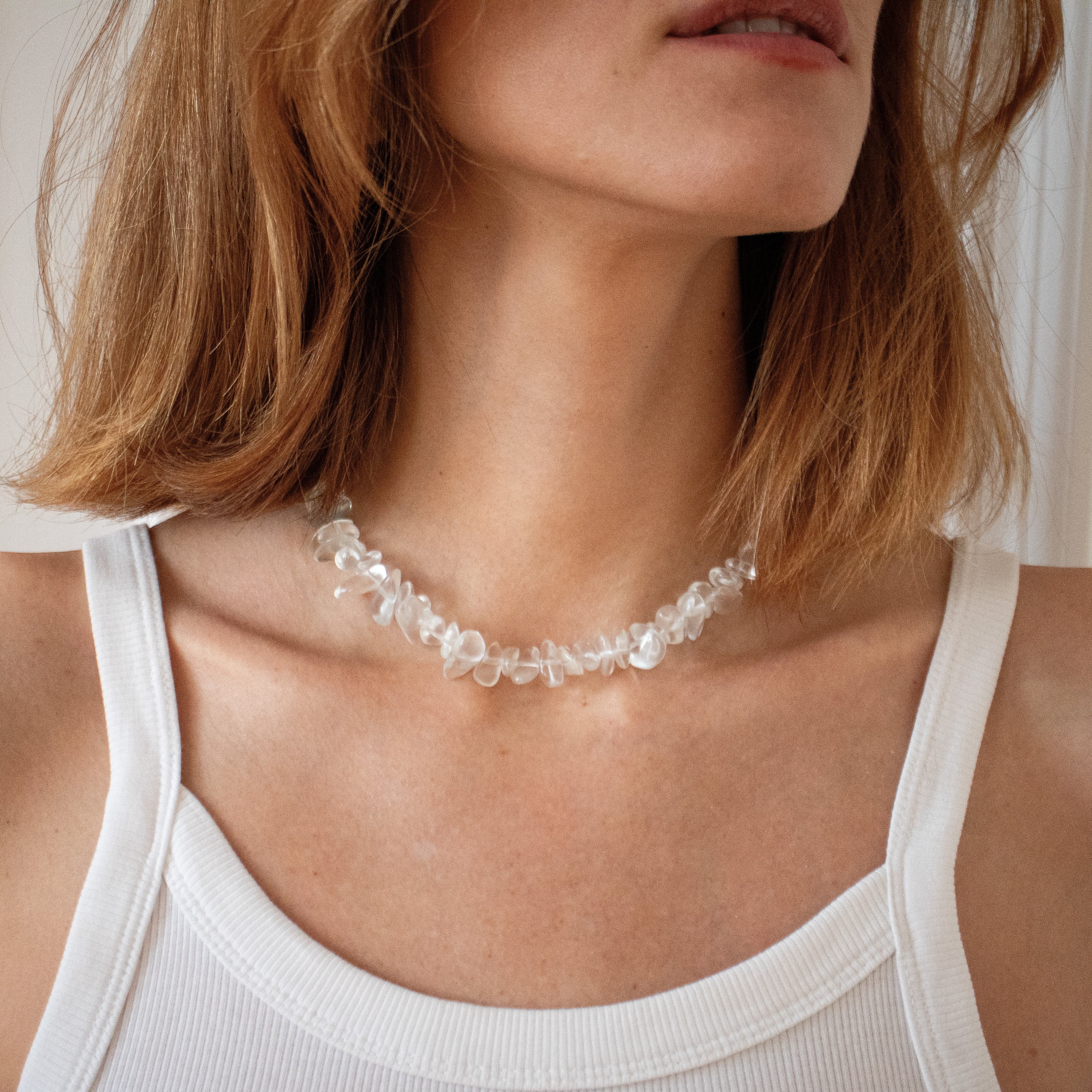 ++ Bergkristall Kette 925 Sterling Silber - Nooe UG