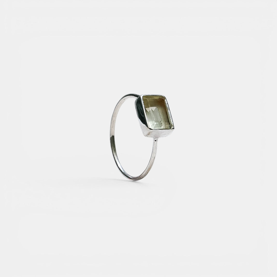 Bali Zitronenquarz Ring – zierlich, 925 Sterling Silber | NOOE BerlinBali