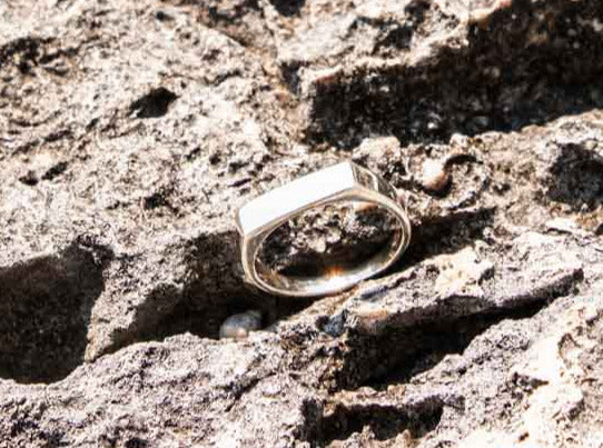 Riegel Bar Siegelring aus 925 Sterling Silber - NooeBerlin