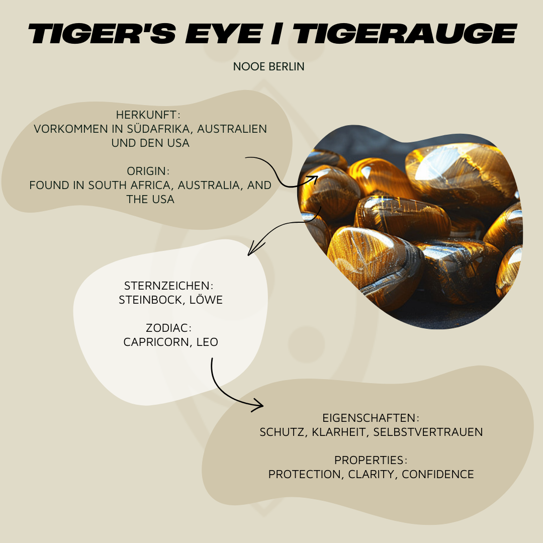 Tigerauge Huggies – Vergoldete Creolen mit Süßwasserperle, handgemacht - Nooe UG