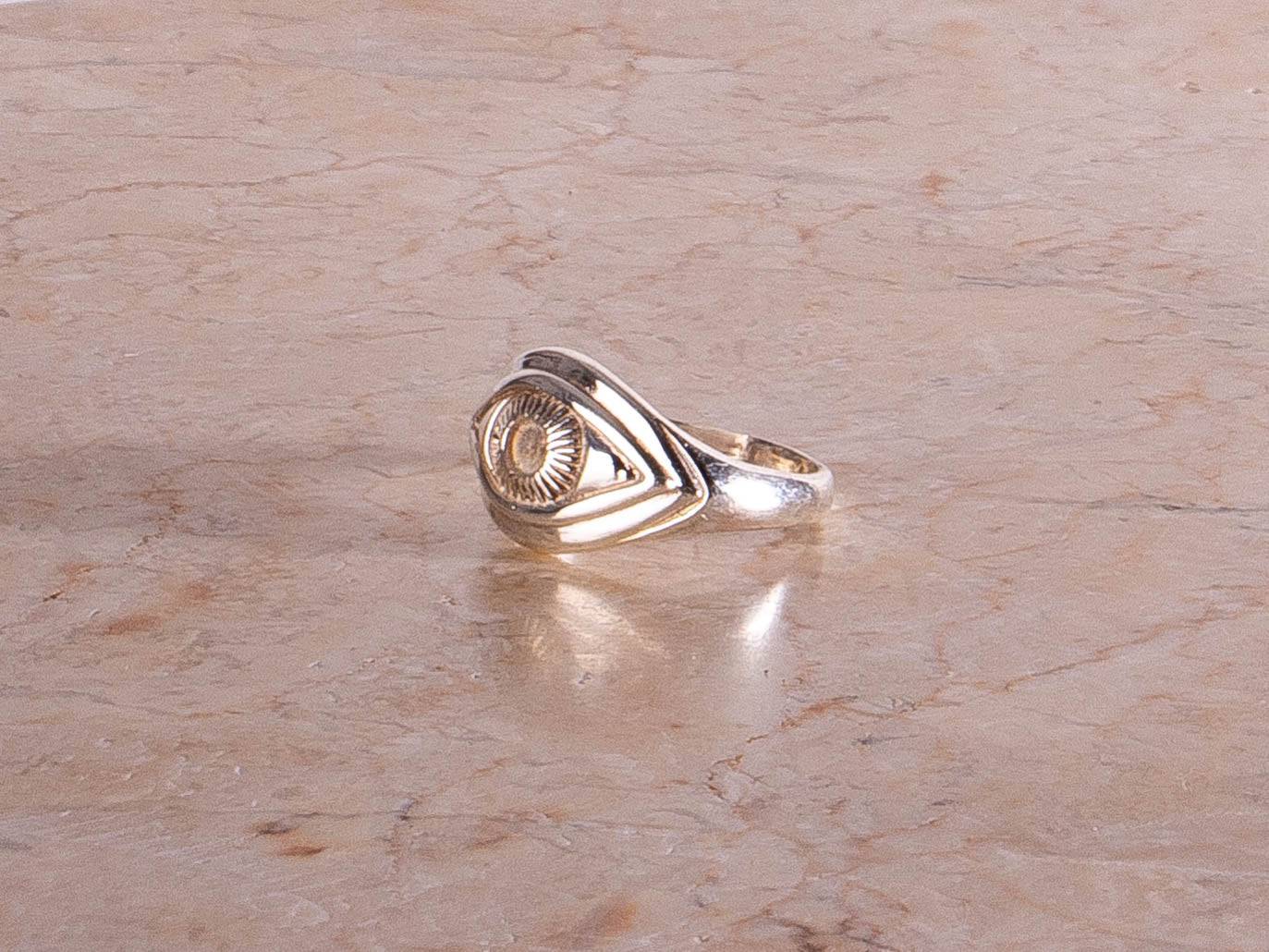 Talisman Böser Blick Schutz Augen Ring aus 925 Sterling Silber - NooeBerlin