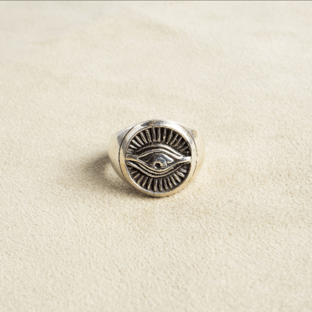 Siegelring Horusauge 925 Sterling Silber - NooeBerlin