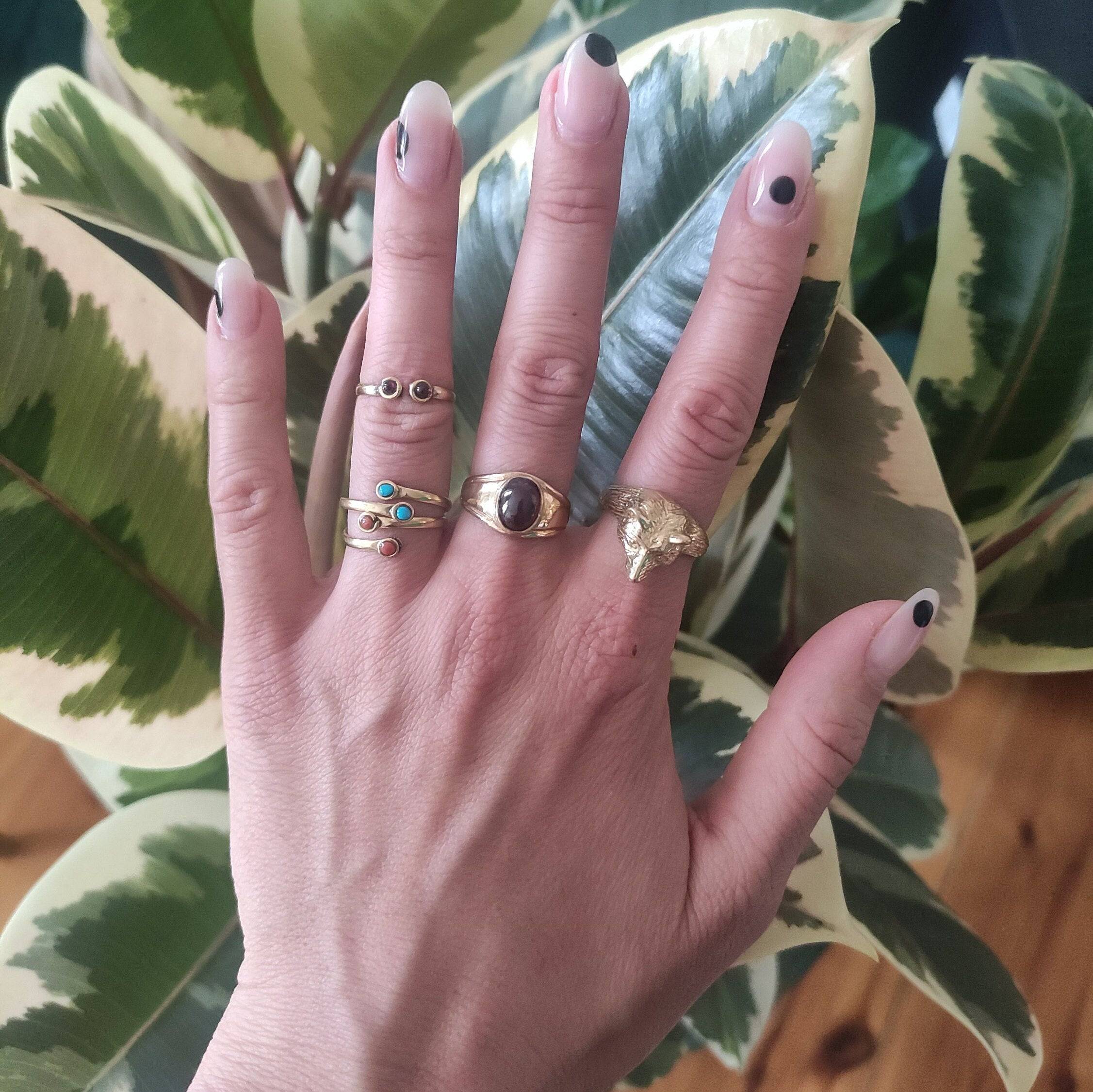 Bären Ring Bär Berlin gold handgemacht - NooeBerlin