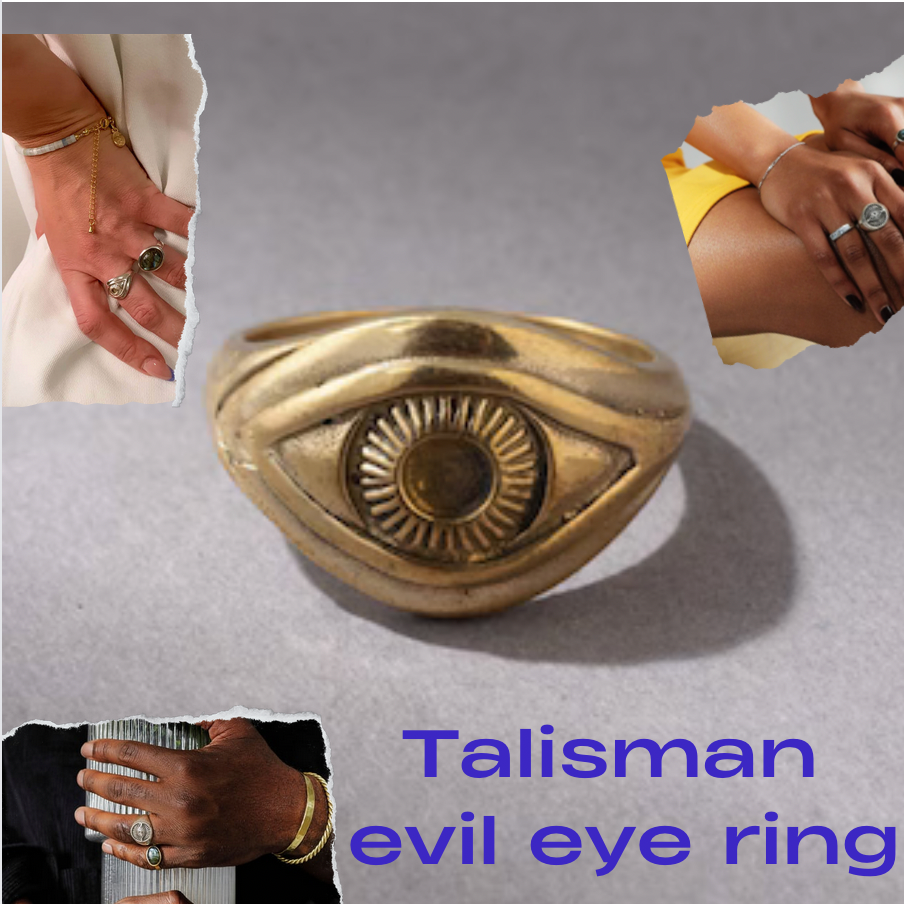 Entdecke den fabelhaften Talisman Evil Eye Ring