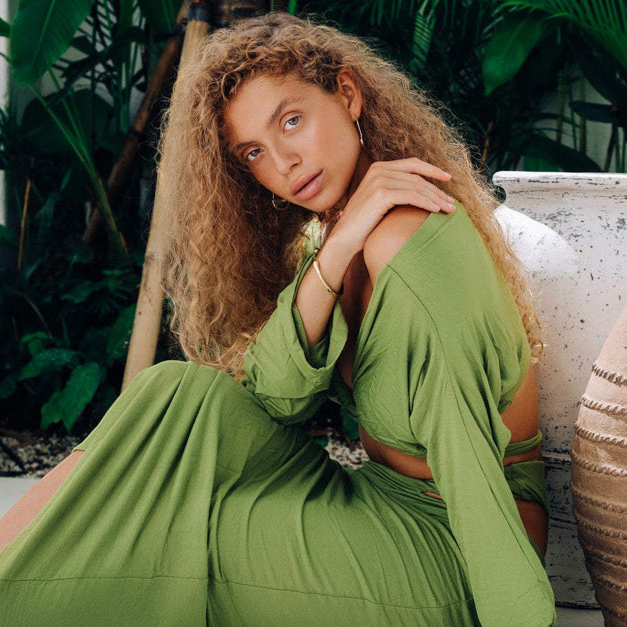 Breiter Armreif offen handgemacht gold - arm cuff - Nooe UG