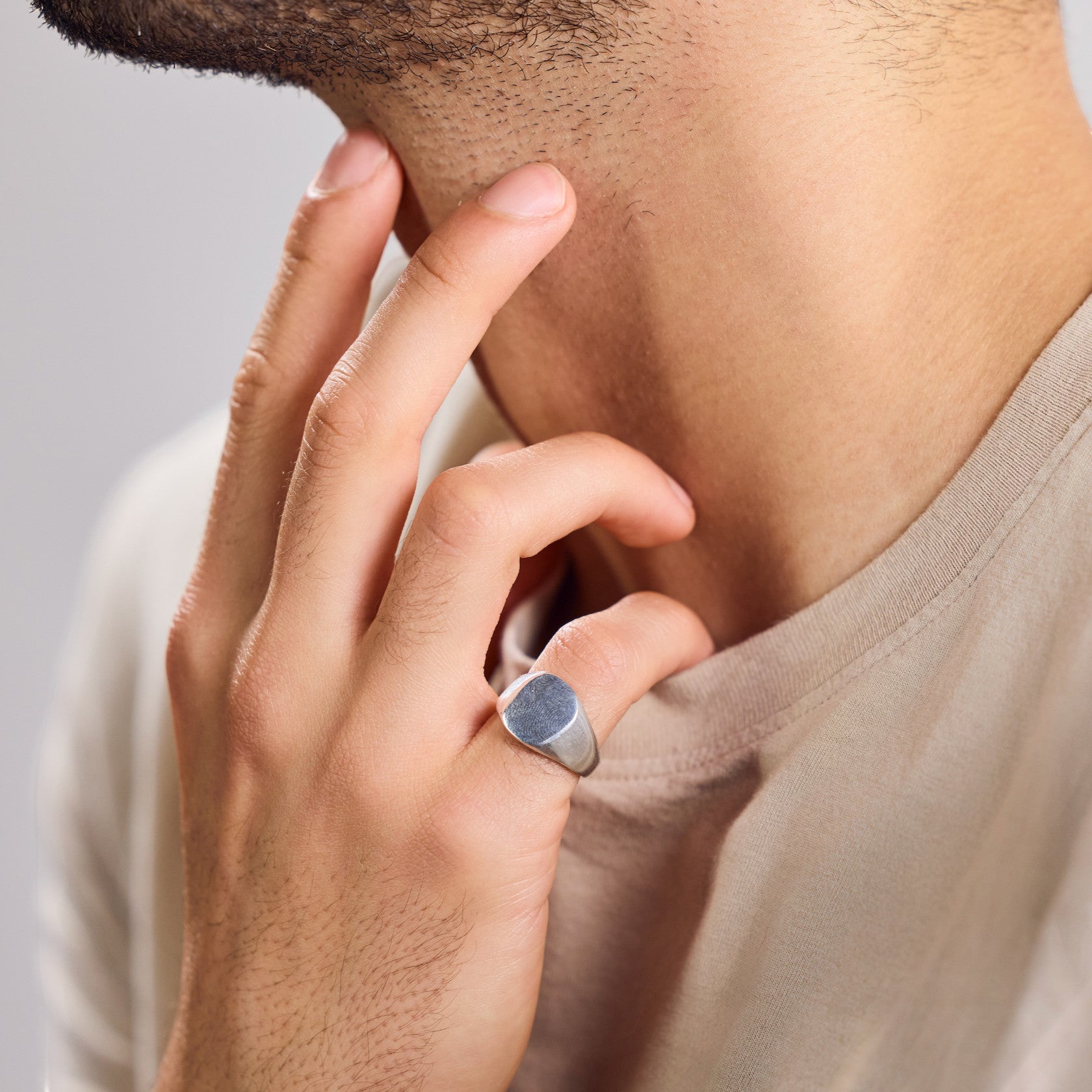 Siegelring 925 Sterling Silber handgemacht - Nooe UG