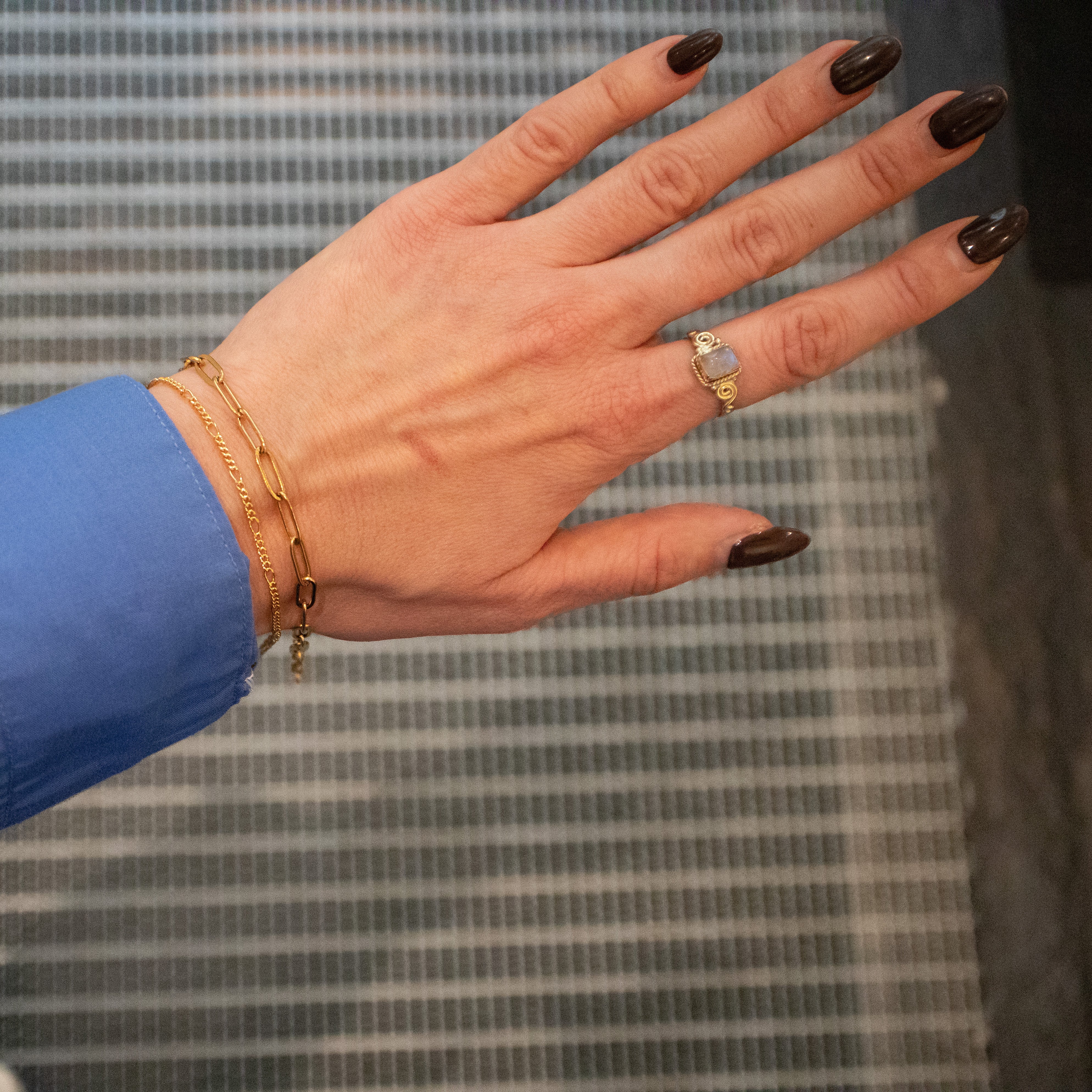 Zartes Figaro Armband – Vergoldetes 925 Sterling Silber