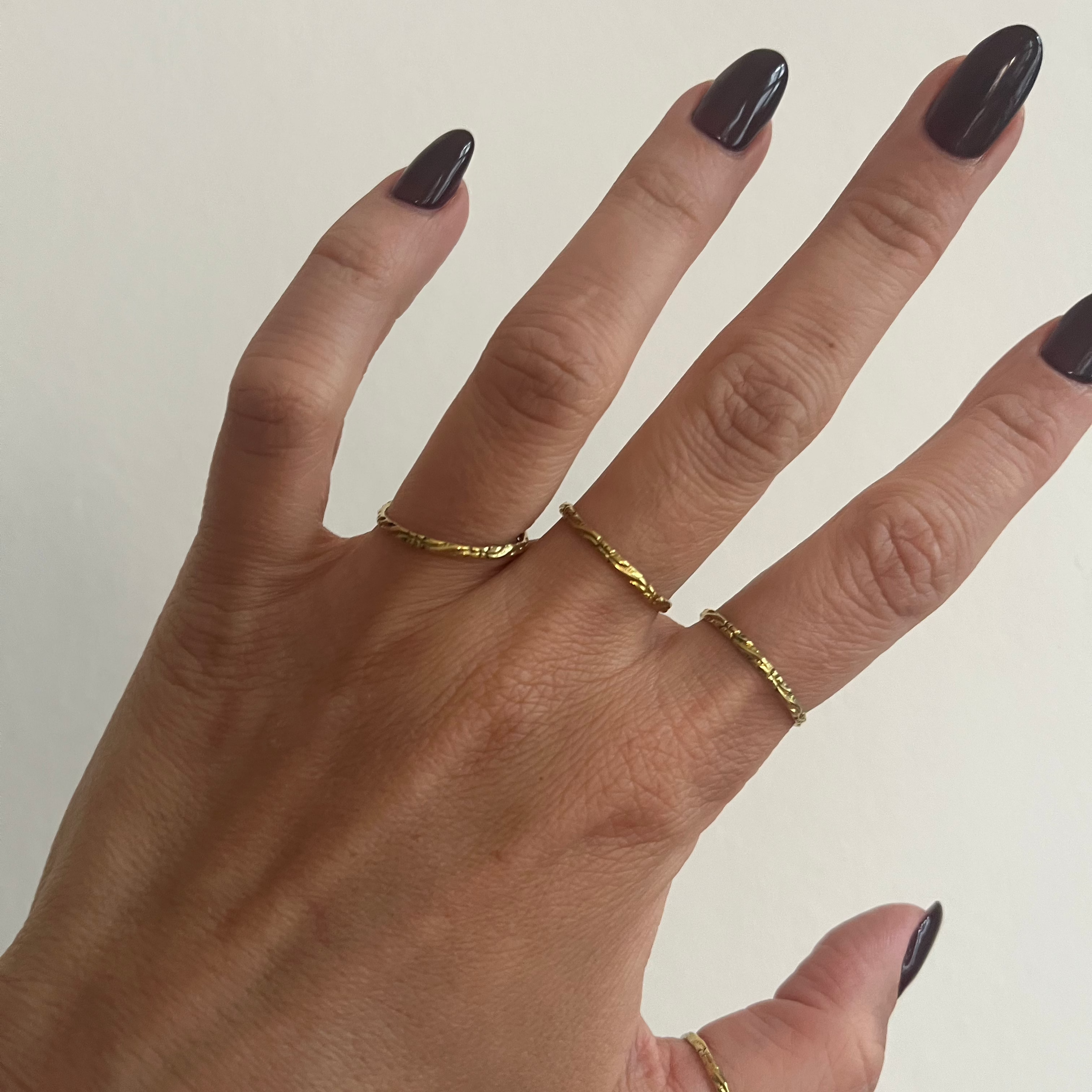 Filigraner Ring – Handgefertigter, verzierter floraler Ring in Gold