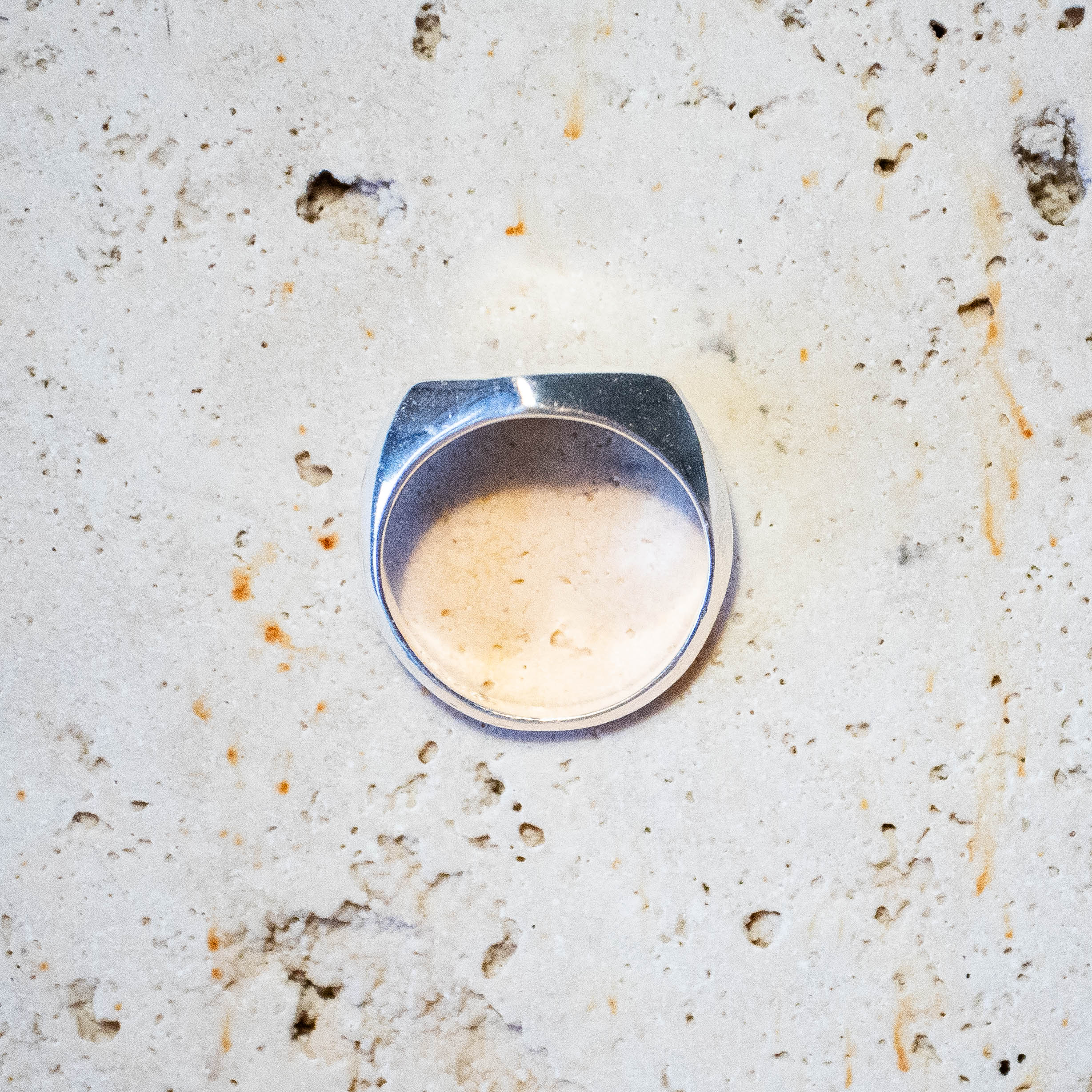 Kleiner Siegelring aus 925 Sterling Silber eckig handgemacht - Nooe UG