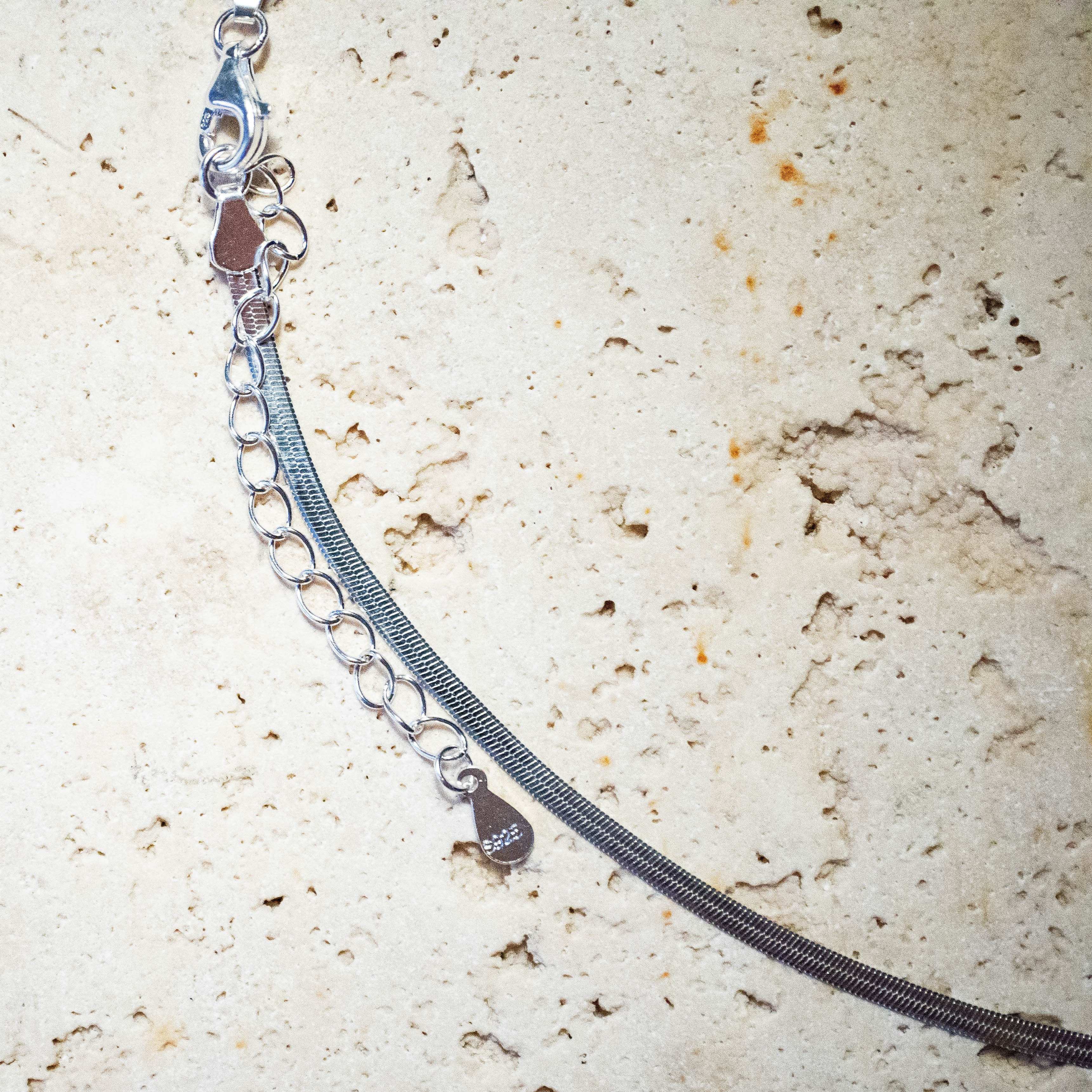 Silber Herringbone Kette - Nooe UG