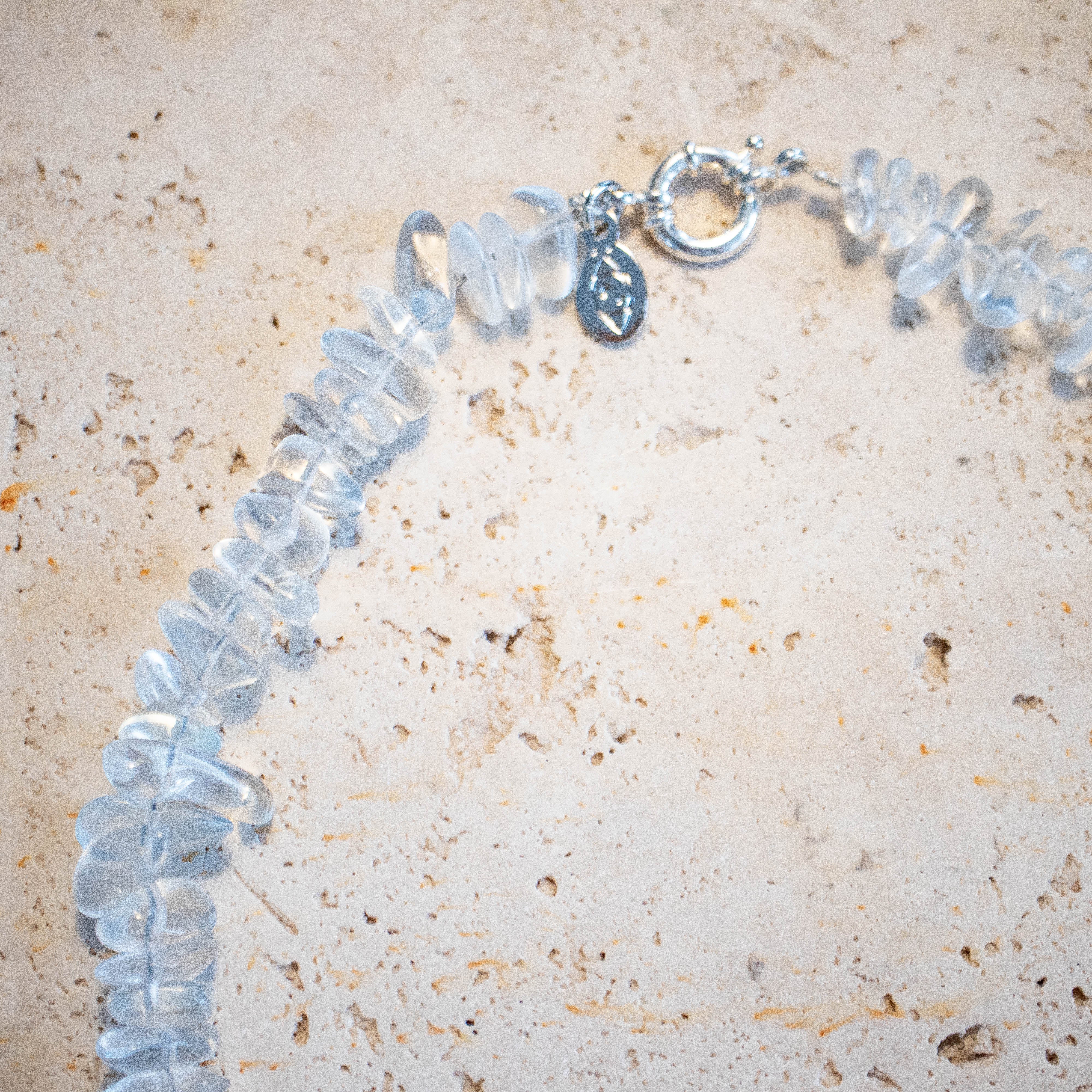 ++ Bergkristall Kette 925 Sterling Silber - Nooe UG