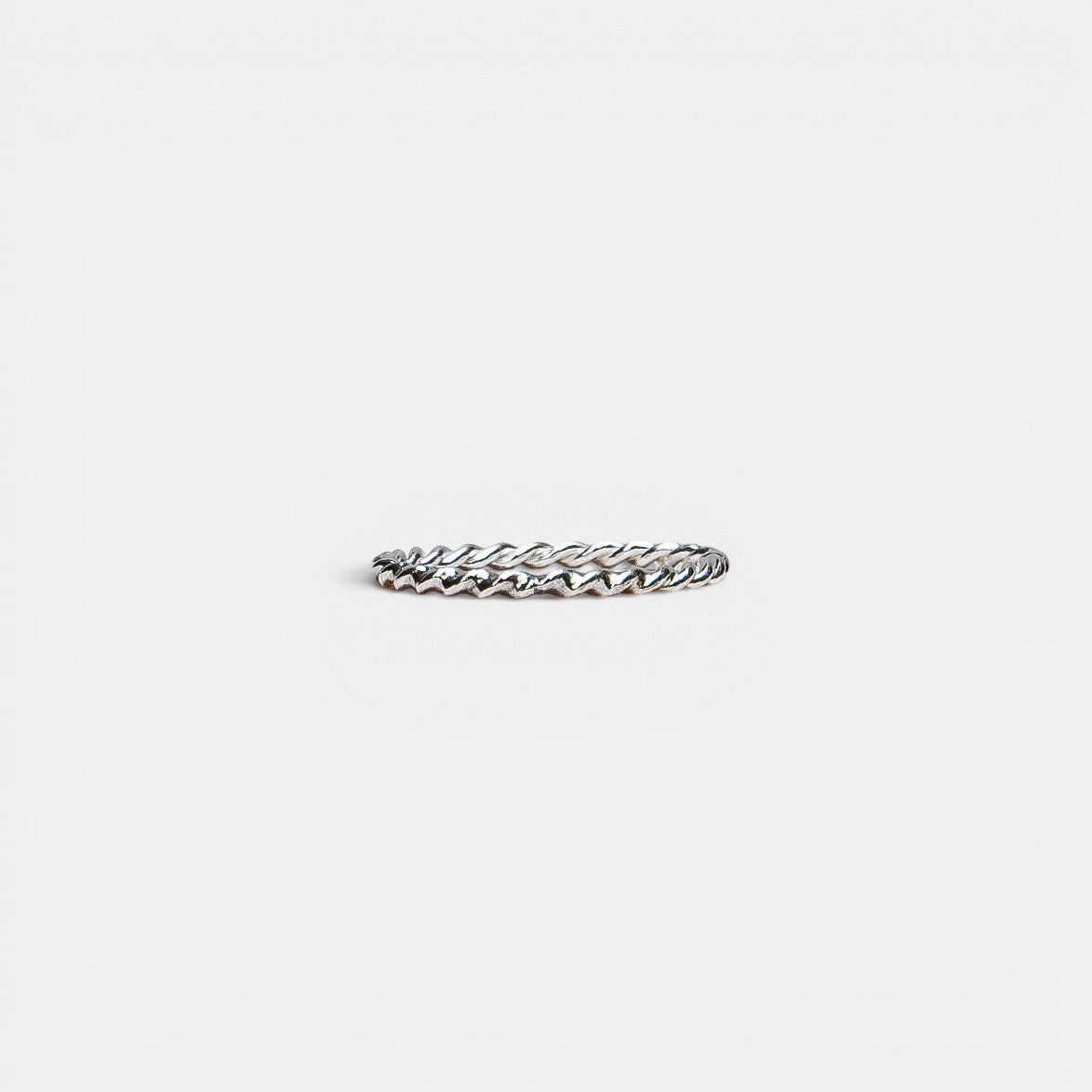 Gedrehter Ring Silber – Zart | NOOE Berlin