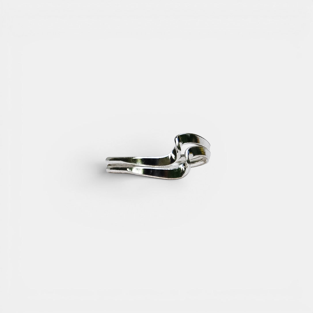 Welle Ring Doppelt – 925 Sterling Silber | NOOE Berlin