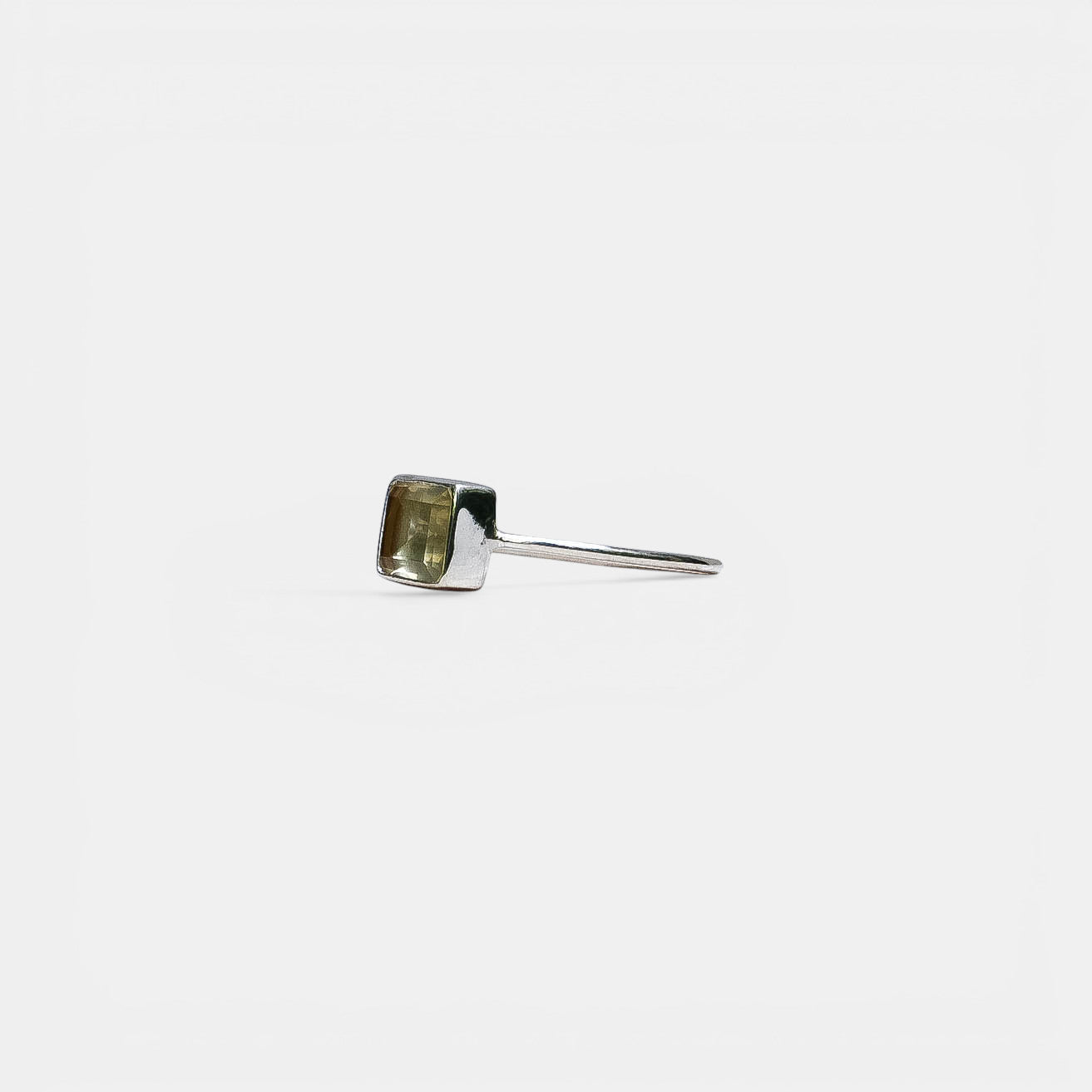 Bali Zitronenquarz Ring – zierlich, 925 Sterling Silber | NOOE BerlinBali