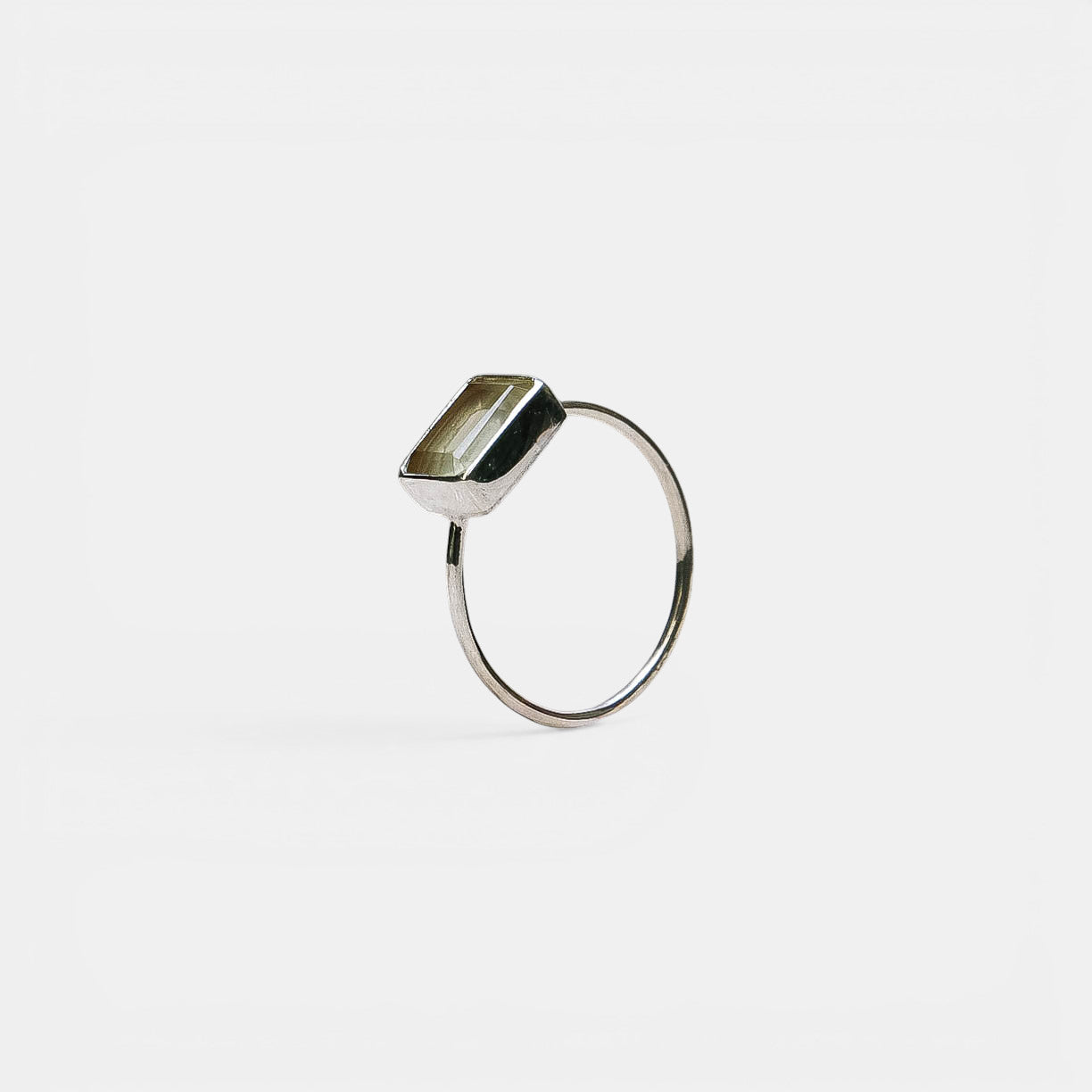 Bali Zitronenquarz Ring – zierlich, 925 Sterling Silber | NOOE BerlinBali