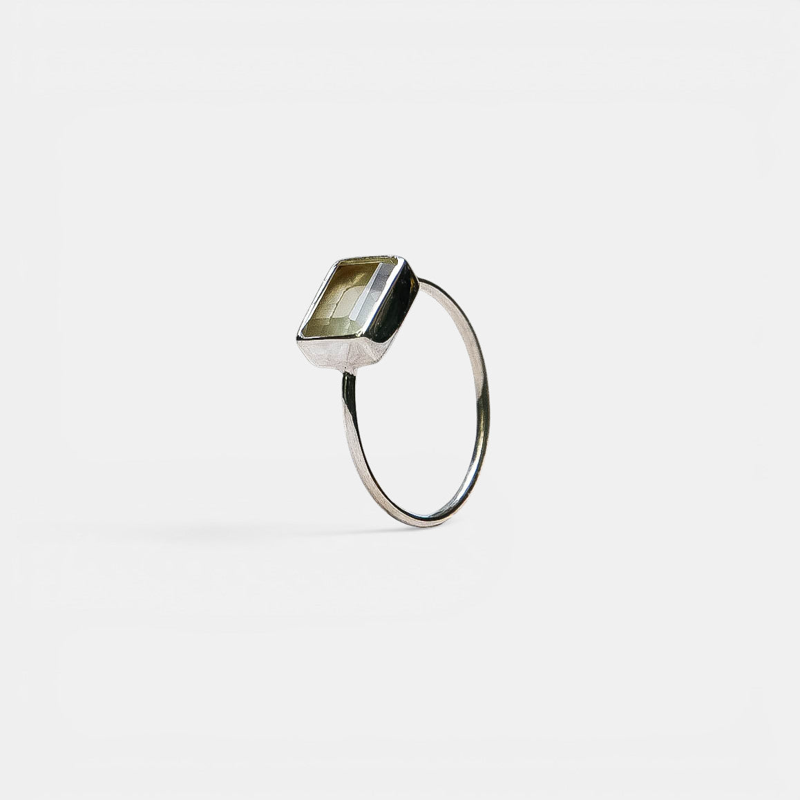 Bali Zitronenquarz Ring – zierlich, 925 Sterling Silber | NOOE BerlinBali