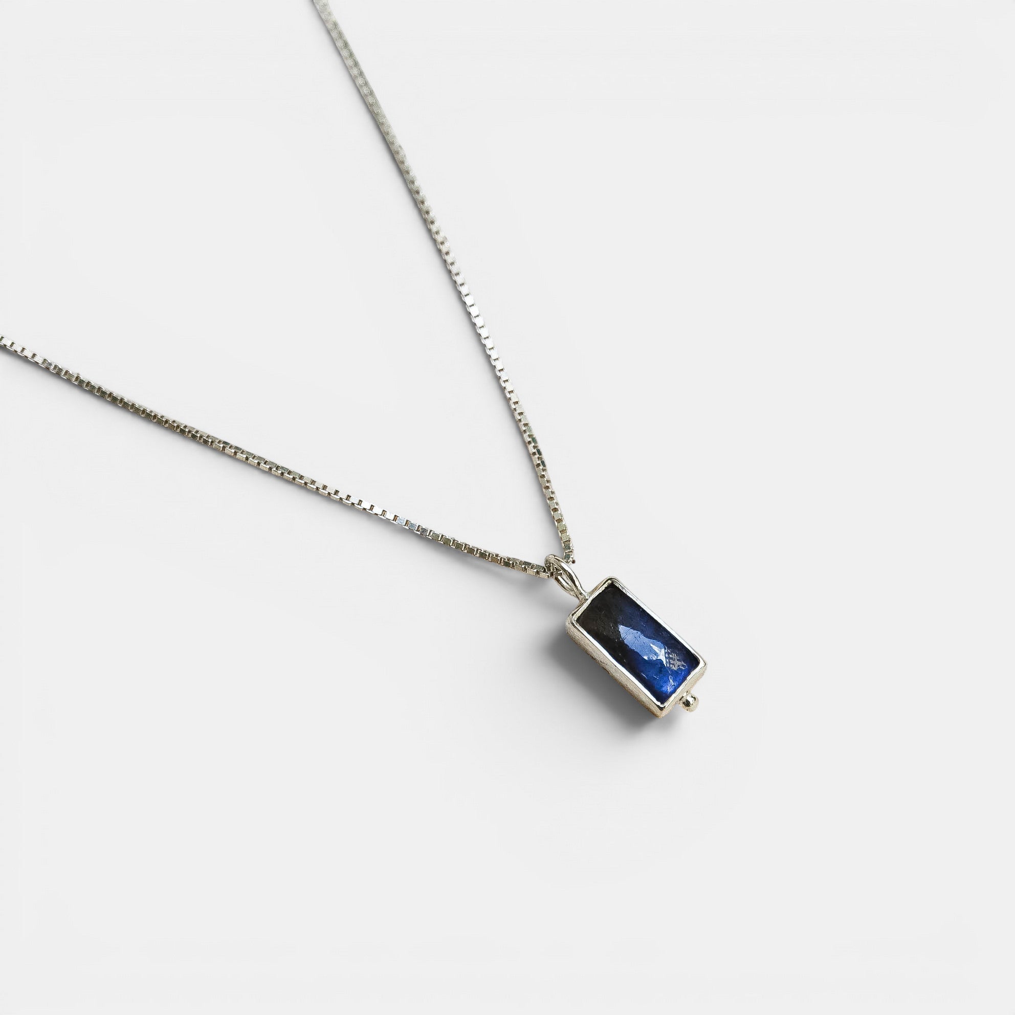 Bali Labradorit Kette – 925 Sterling Silber | NOOE Berlin