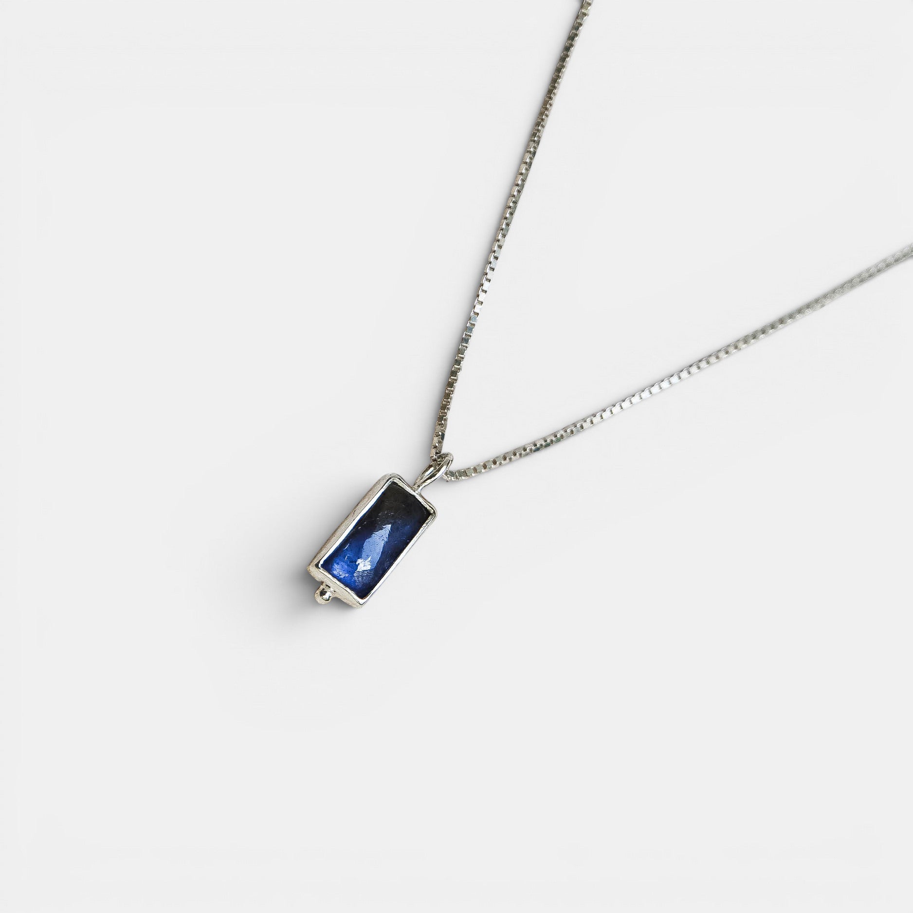Bali Labradorit Kette – 925 Sterling Silber | NOOE Berlin