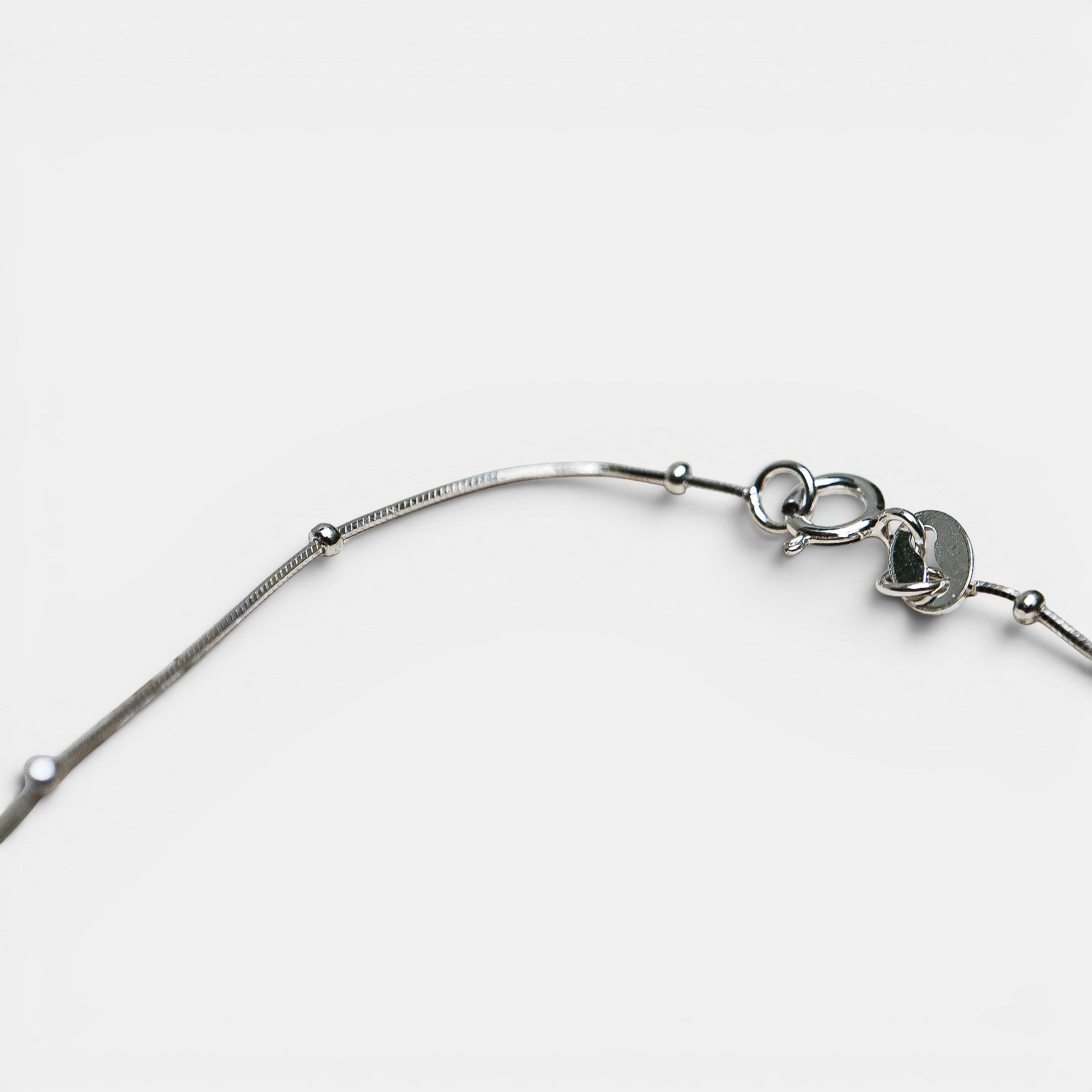 Kugelkette Silber – zarte Kugeln, 40 cm | NOOE Berlin