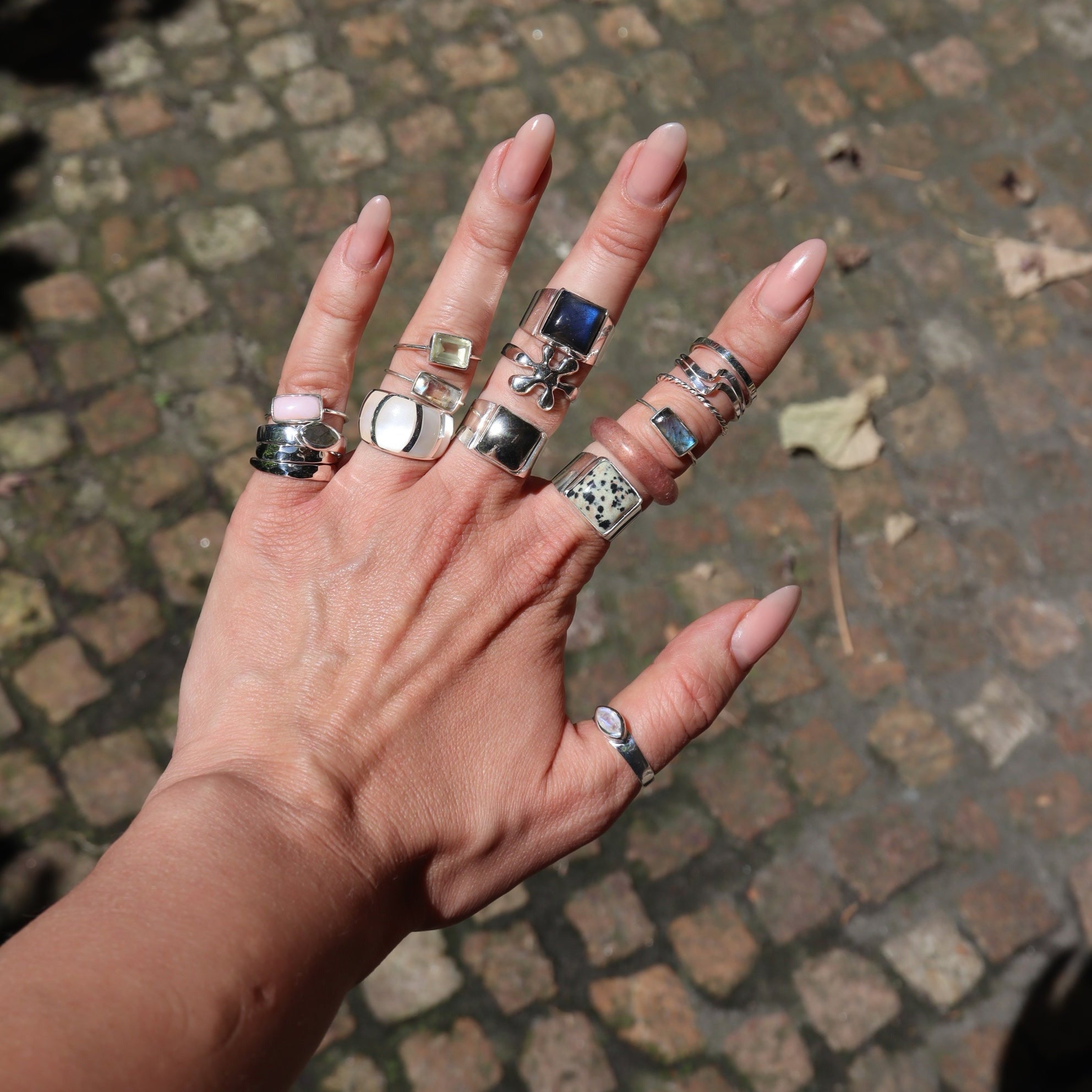 Welle Ring Doppelt – 925 Sterling Silber | NOOE Berlin