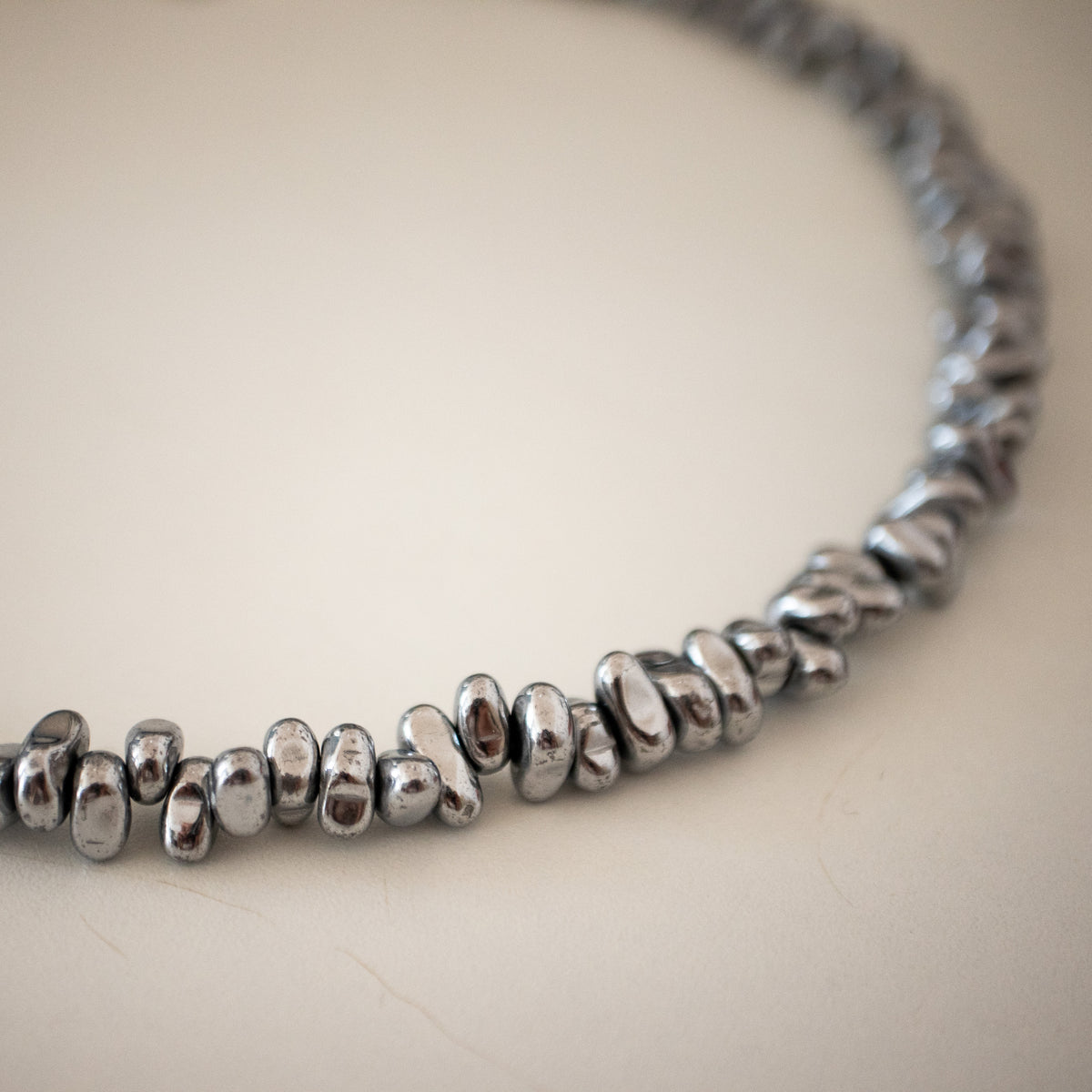 Edelstahl Perlenkette mit 925 Silber Verschluss | Nooe Berlin