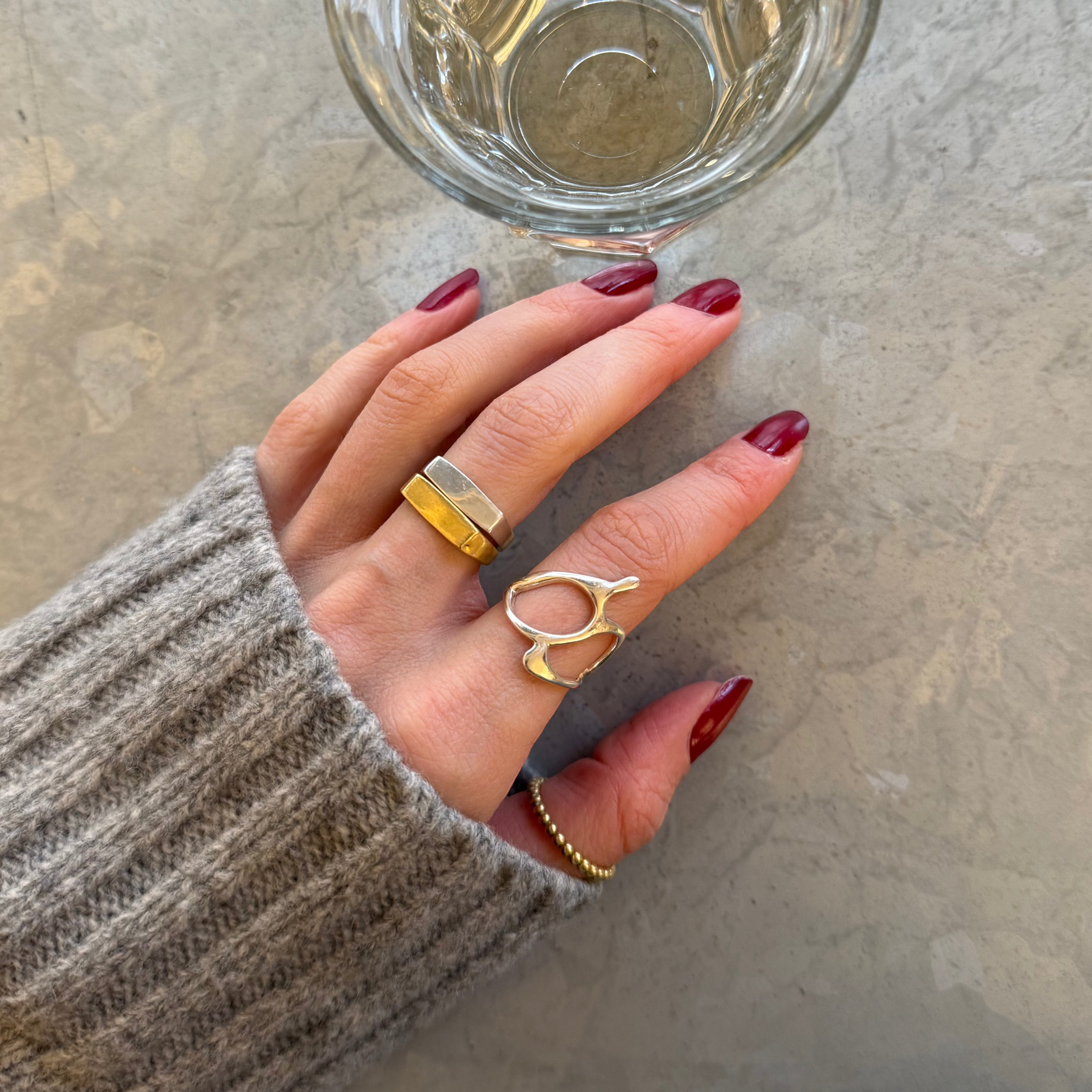 Kugelring - Ring mit Kugeln gold - Nooe UG