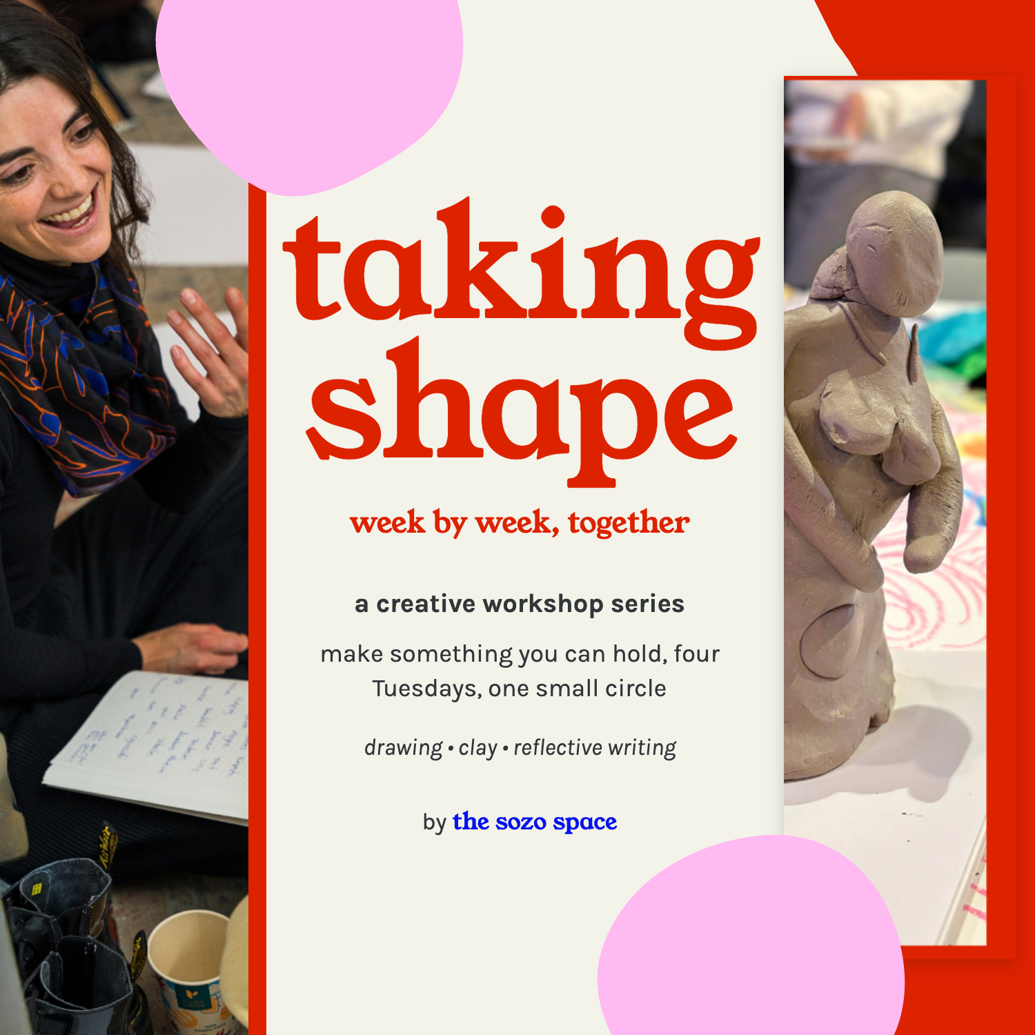 taking shape, a four-week creative workshop series in Berlin
