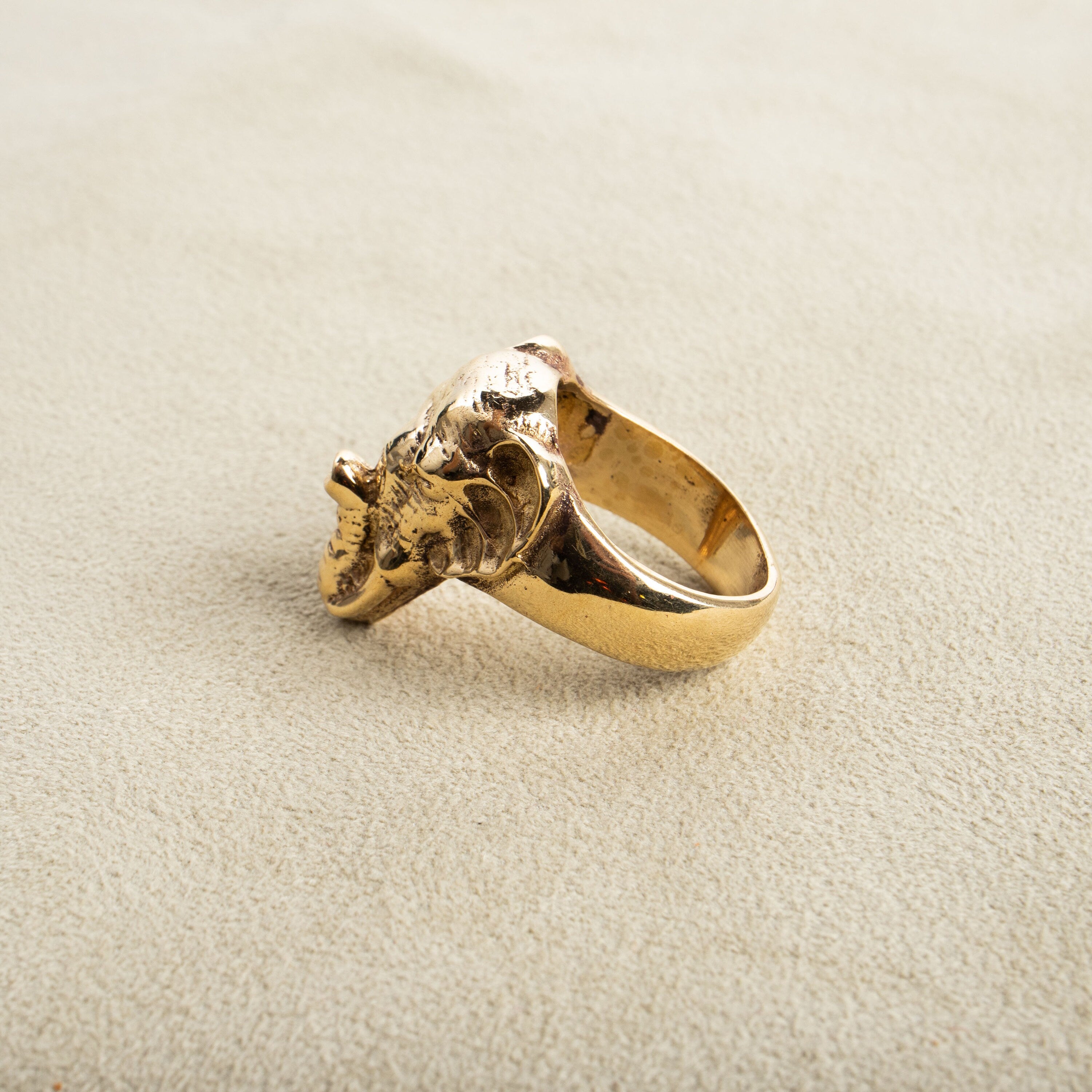 Elefant Ring gold handgemacht