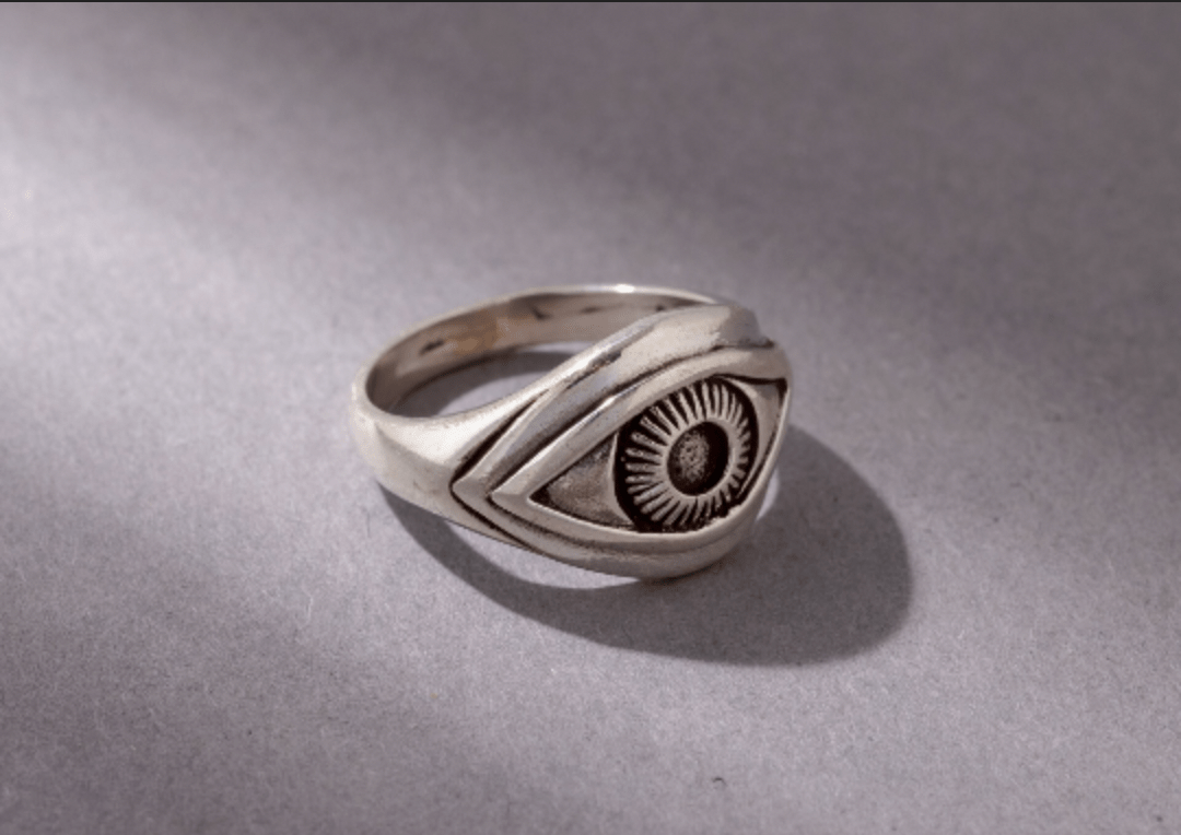 Talisman Böser Blick Schutz Augen Ring aus 925 Sterling Silber - NooeBerlin