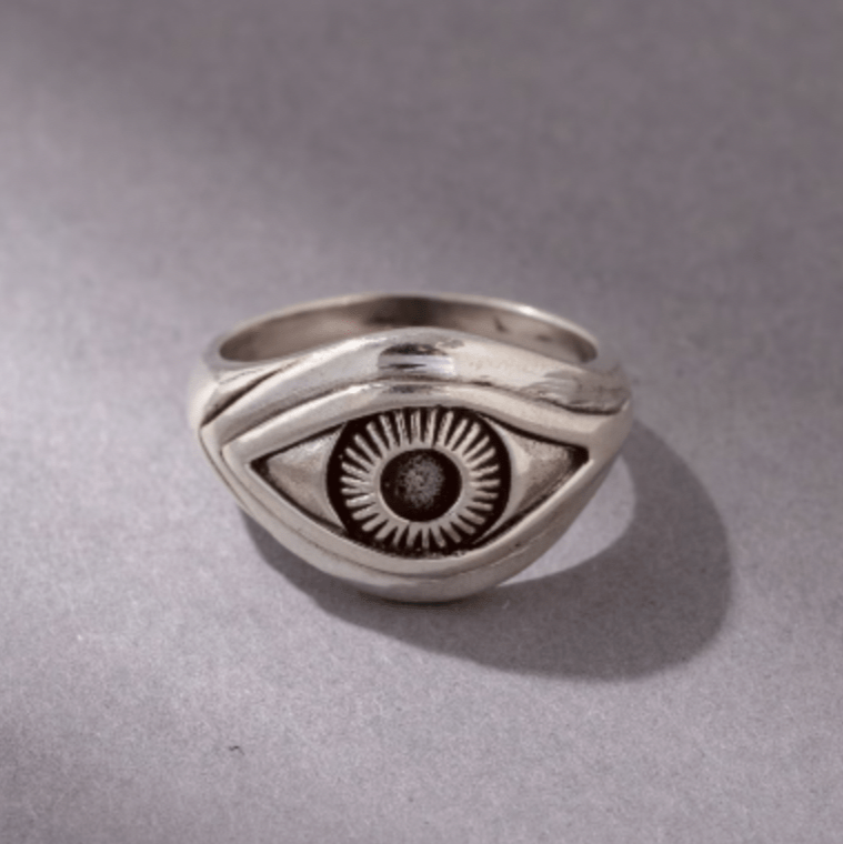 Talisman Böser Blick Schutz Augen Ring aus 925 Sterling Silber - NooeBerlin