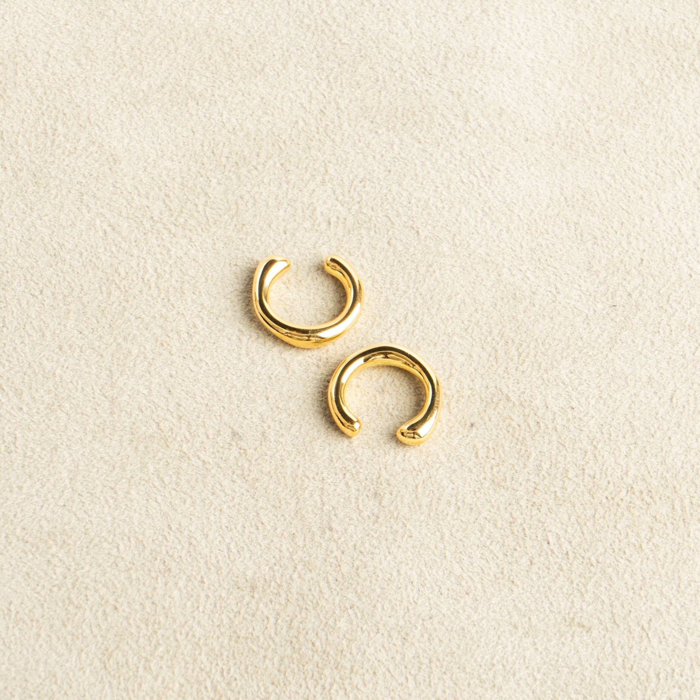 Ear cuff Manschette vergoldet unregelmäßig Gold 18k - NooeBerlin