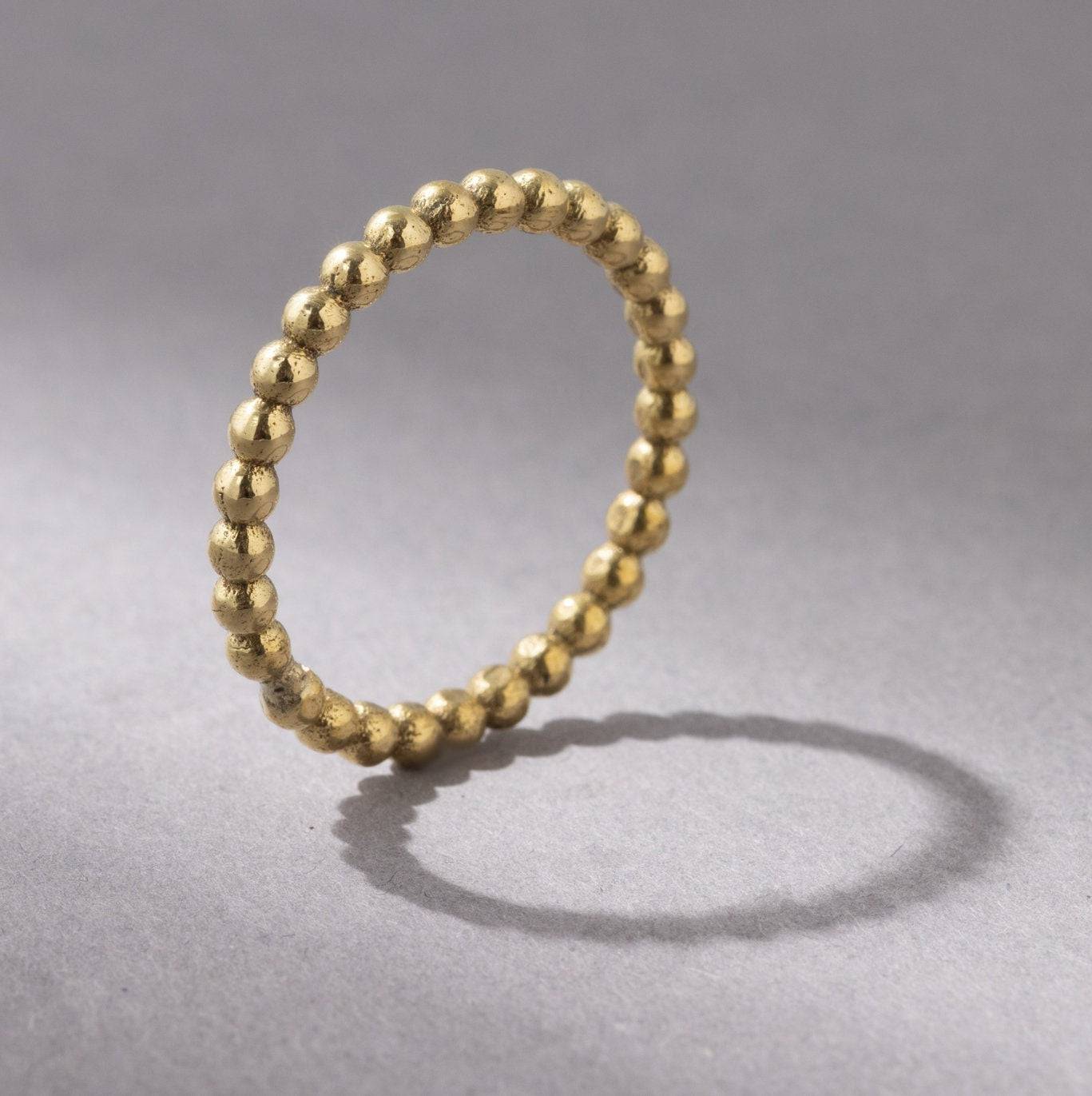 Kugelring - Ring mit Kugeln gold - NooeBerlin