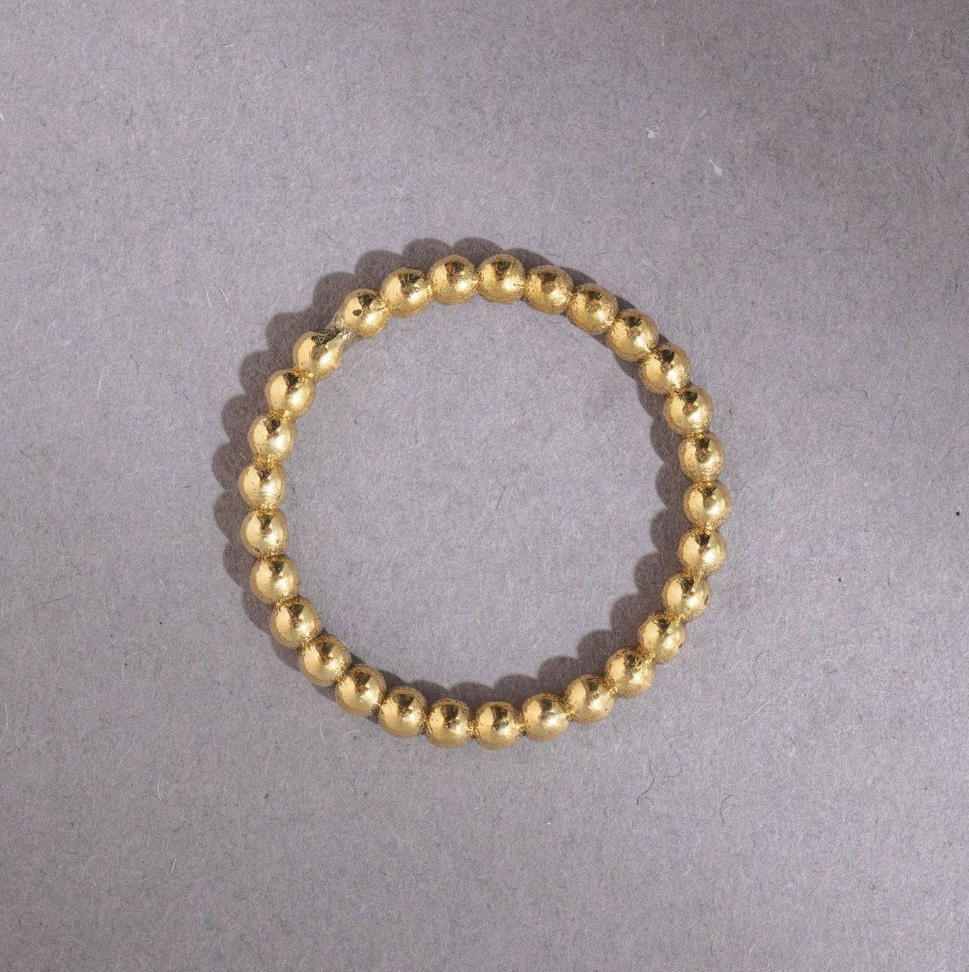 Kugelring - Ring mit Kugeln gold - NooeBerlin